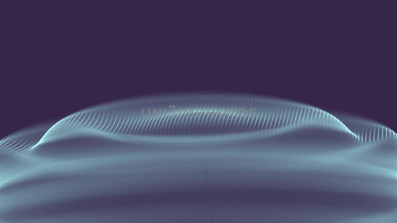 Data technology abstract futuristic illustration . Low poly shape with connecting dots and lines on dark background. 3D rendering .