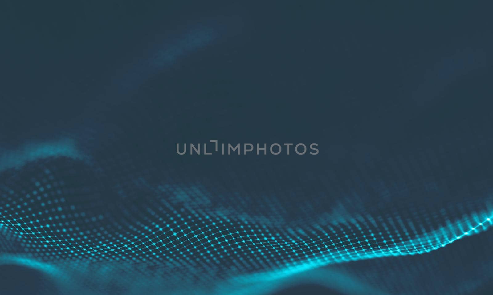  Music background. Big Data Particle Flow Visualisation. Science infographic futuristic illustration. Sound wave.