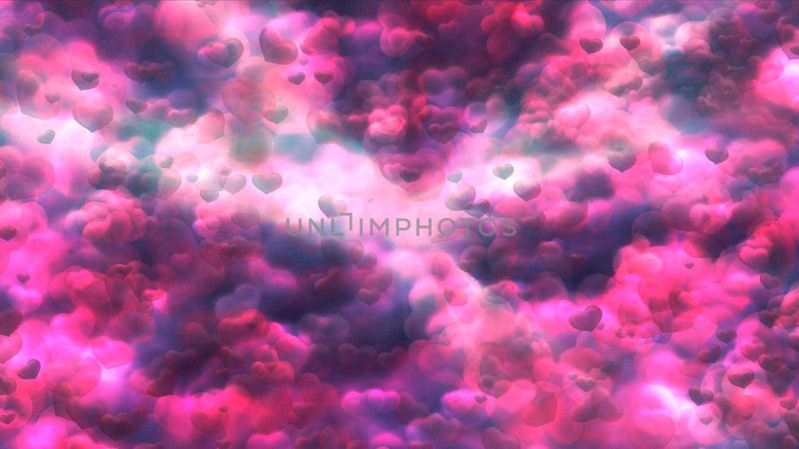 Heart valentine light pink background illustration by alex_nako