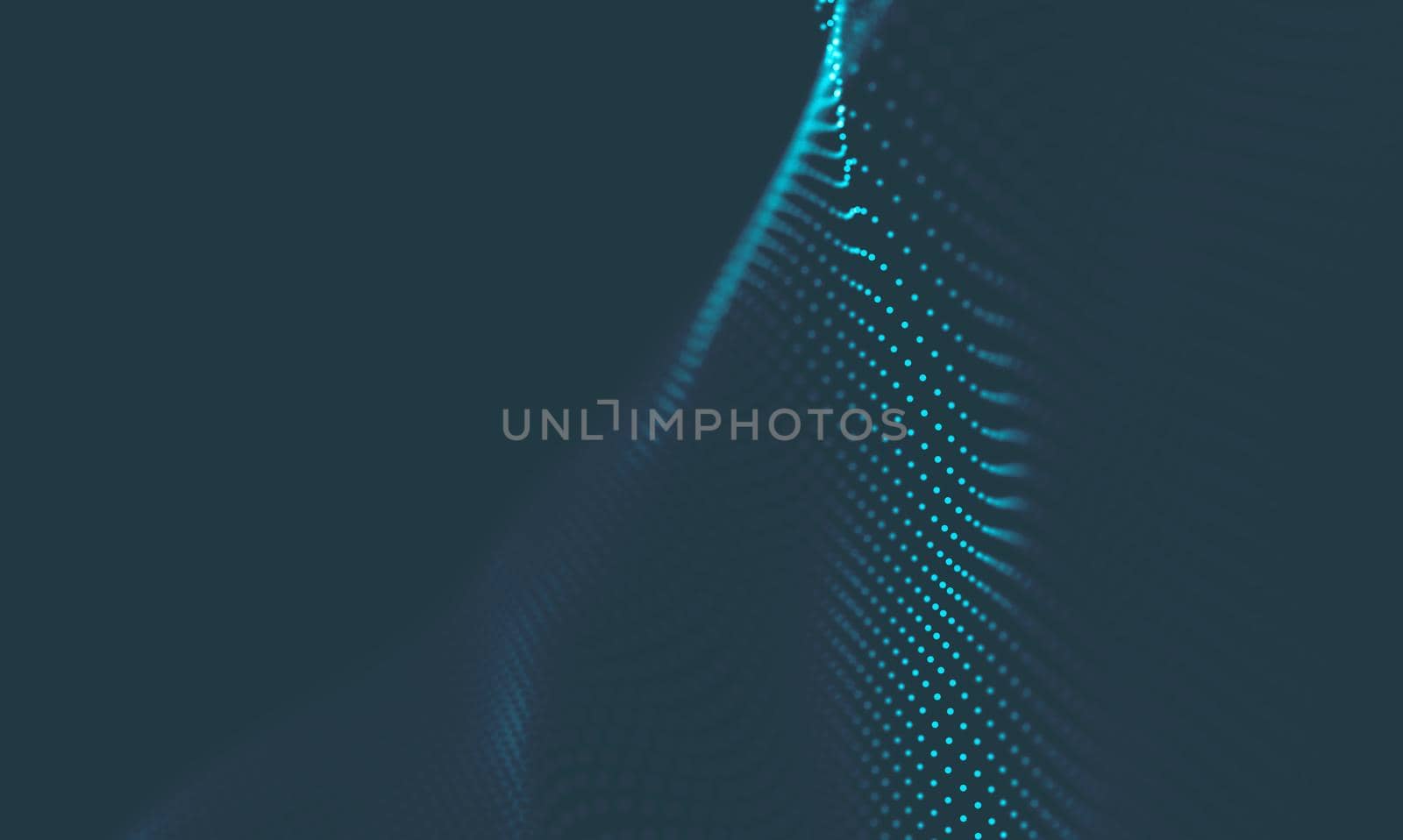  Music background. Big Data Particle Flow Visualisation. Science infographic futuristic illustration. Sound wave.