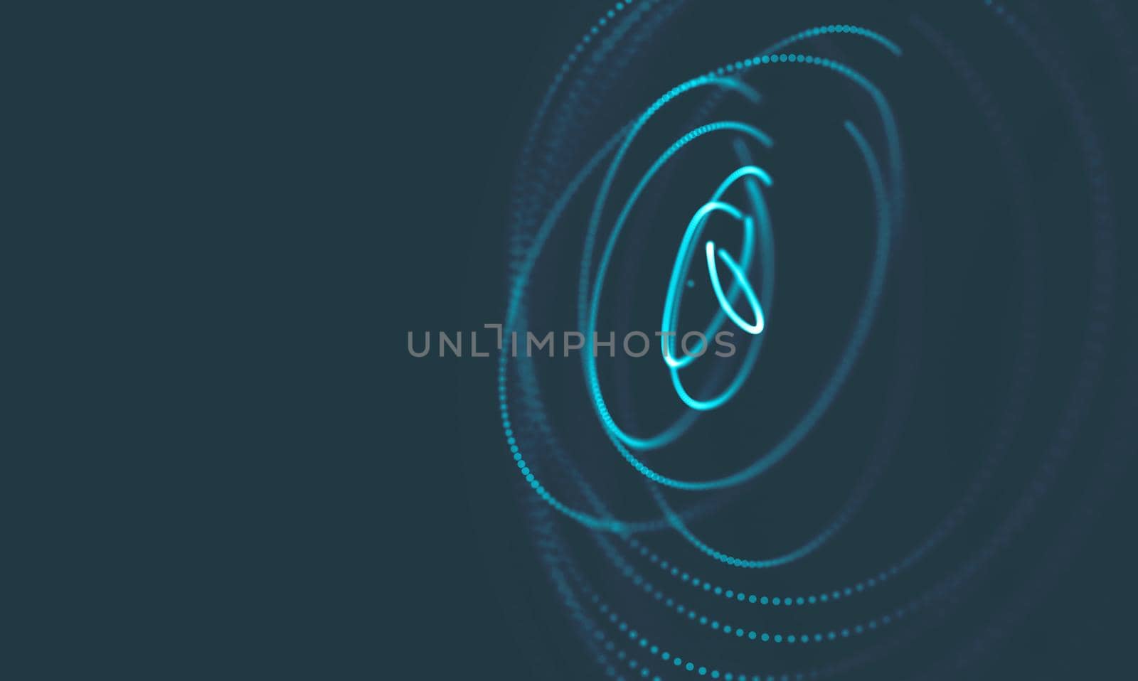  Music background. Big Data Particle Flow Visualisation. Science infographic futuristic illustration. Sound wave.