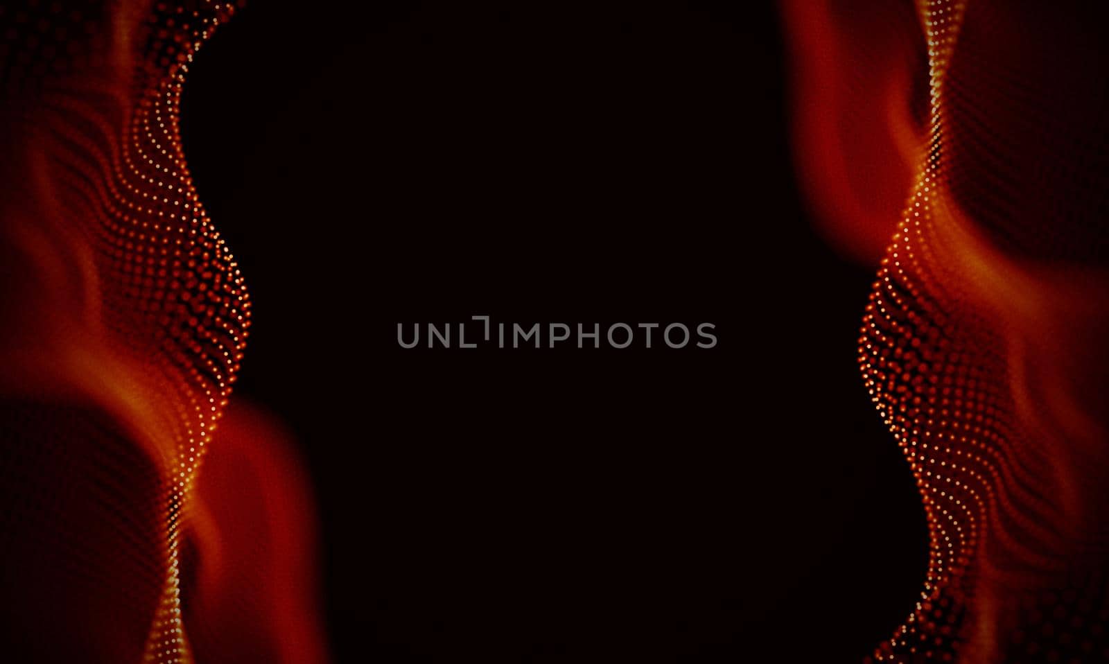 Abstract Black Geometrical Background . Connection structure. Science background. Futuristic Technology HUD Element . onnecting dots and lines . Big data visualization and Business .