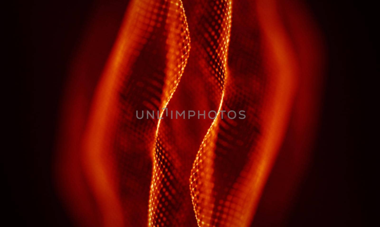 Abstract Black Geometrical Background . Connection structure. Science background. Futuristic Technology HUD Element . onnecting dots and lines . Big data visualization and Business .