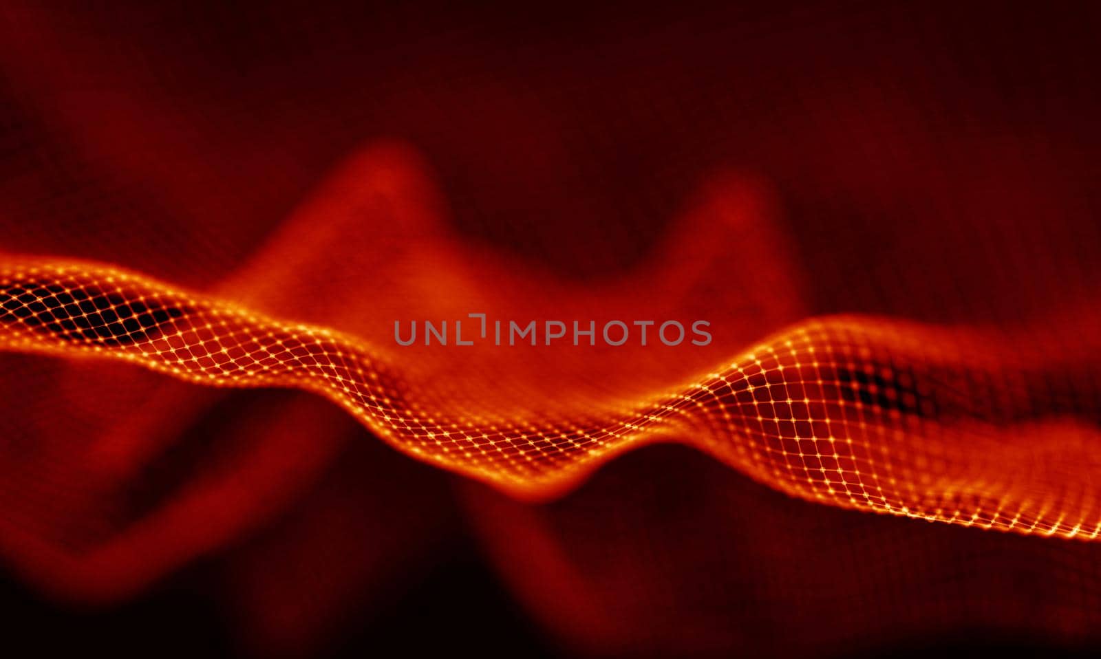 Abstract Black Geometrical Background . Connection structure. Science background. Futuristic Technology HUD Element . onnecting dots and lines . Big data visualization and Business .