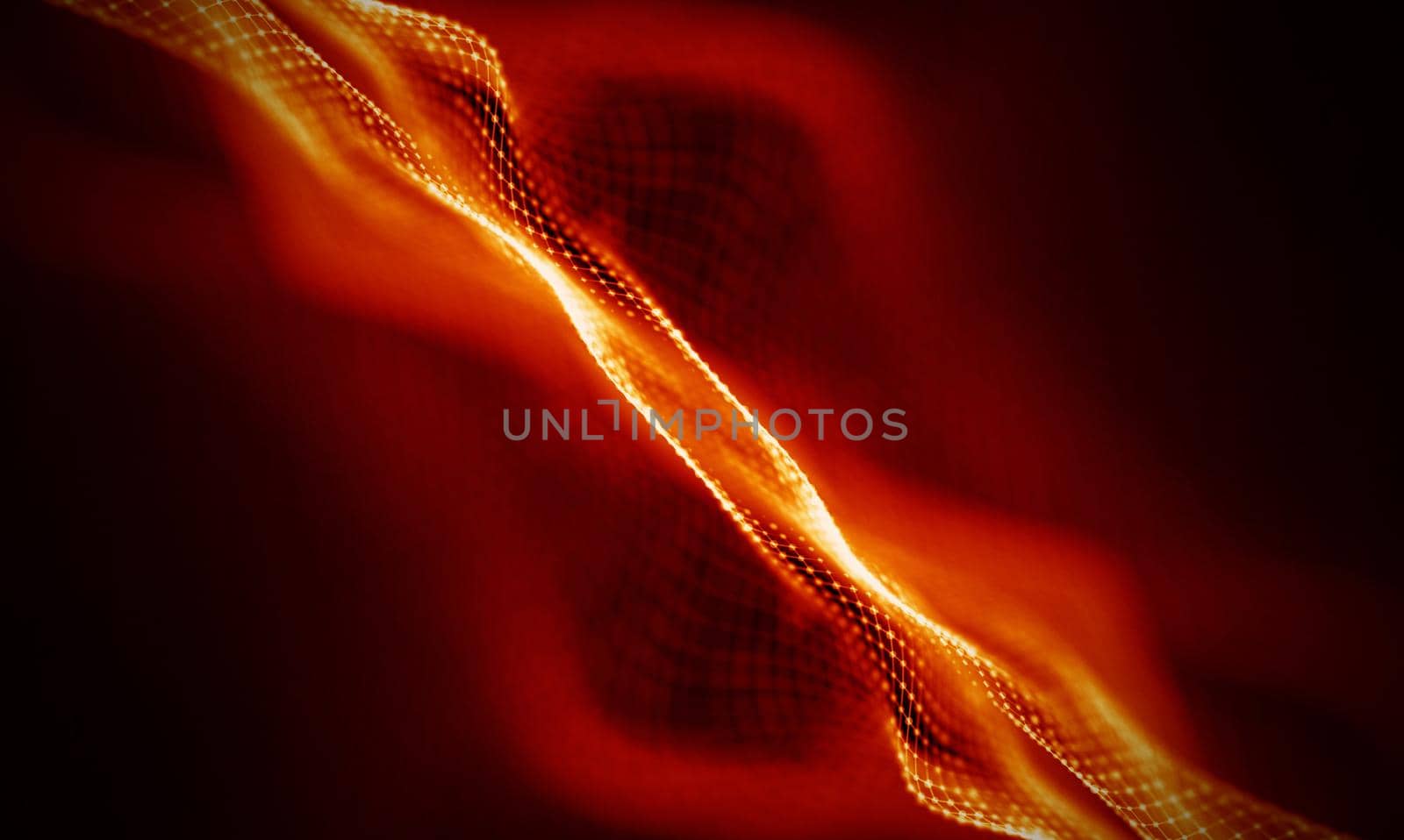 Abstract Black Geometrical Background . Connection structure. Science background. Futuristic Technology HUD Element . onnecting dots and lines . Big data visualization and Business .