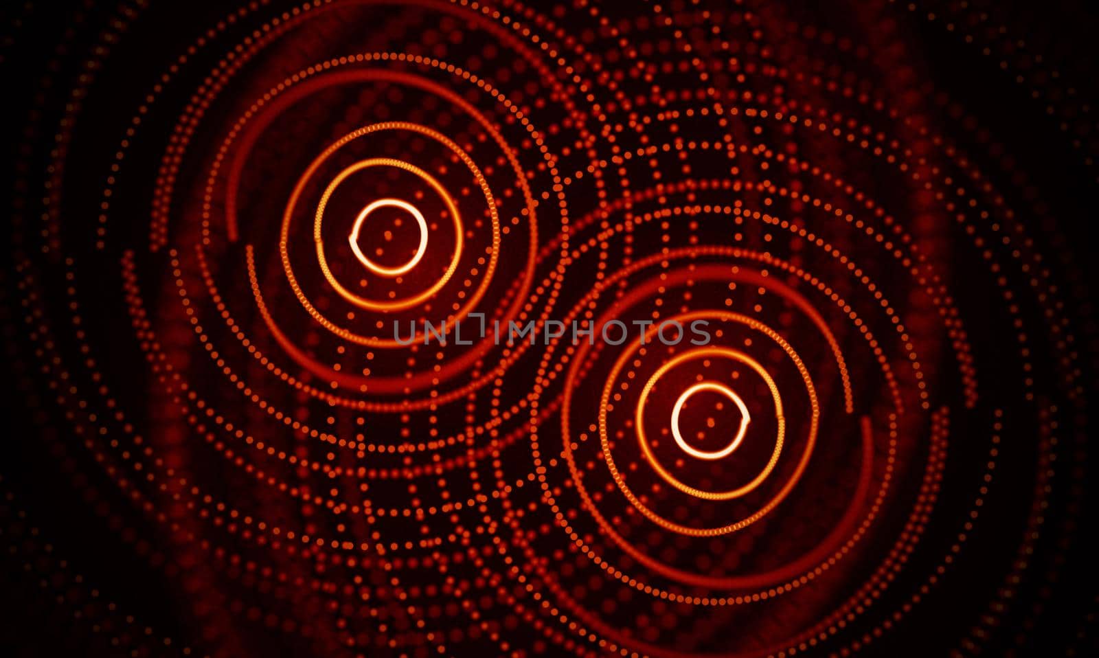 Abstract Black Geometrical Background . Connection structure. Science background. Futuristic Technology HUD Element . onnecting dots and lines . Big data visualization and Business .