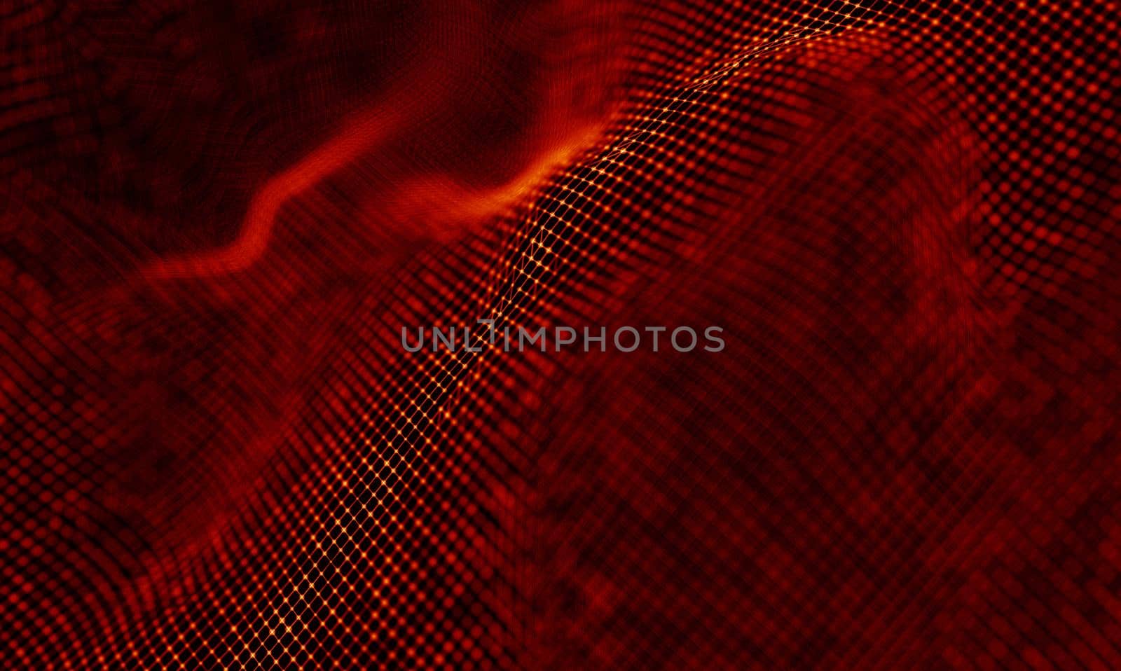 Abstract Black Geometrical Background . Connection structure. Science background. Futuristic Technology HUD Element . onnecting dots and lines . Big data visualization and Business .