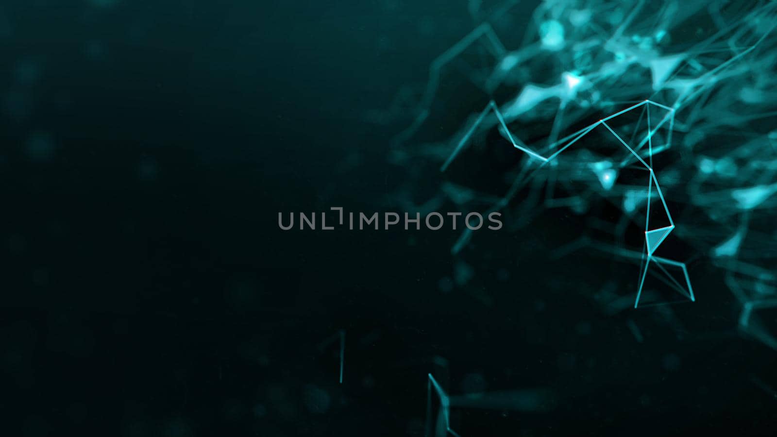 Abstract Blue Geometrical Background ..Futuristic technology style. Neon Sign . Futuristic Technology HUD Element . Elegant Abstract background . Big data .