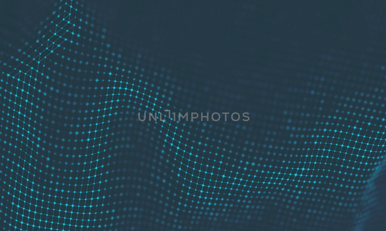  Music background. Big Data Particle Flow Visualisation. Science infographic futuristic illustration. Sound wave.