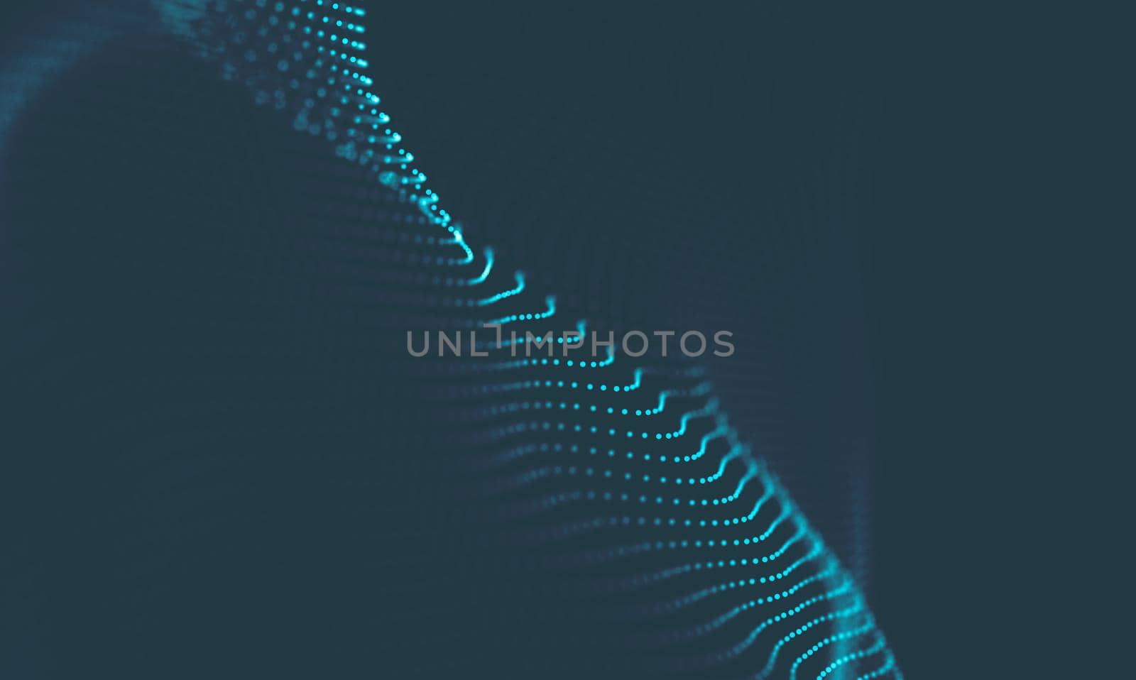  Music background. Big Data Particle Flow Visualisation. Science infographic futuristic illustration. Sound wave.
