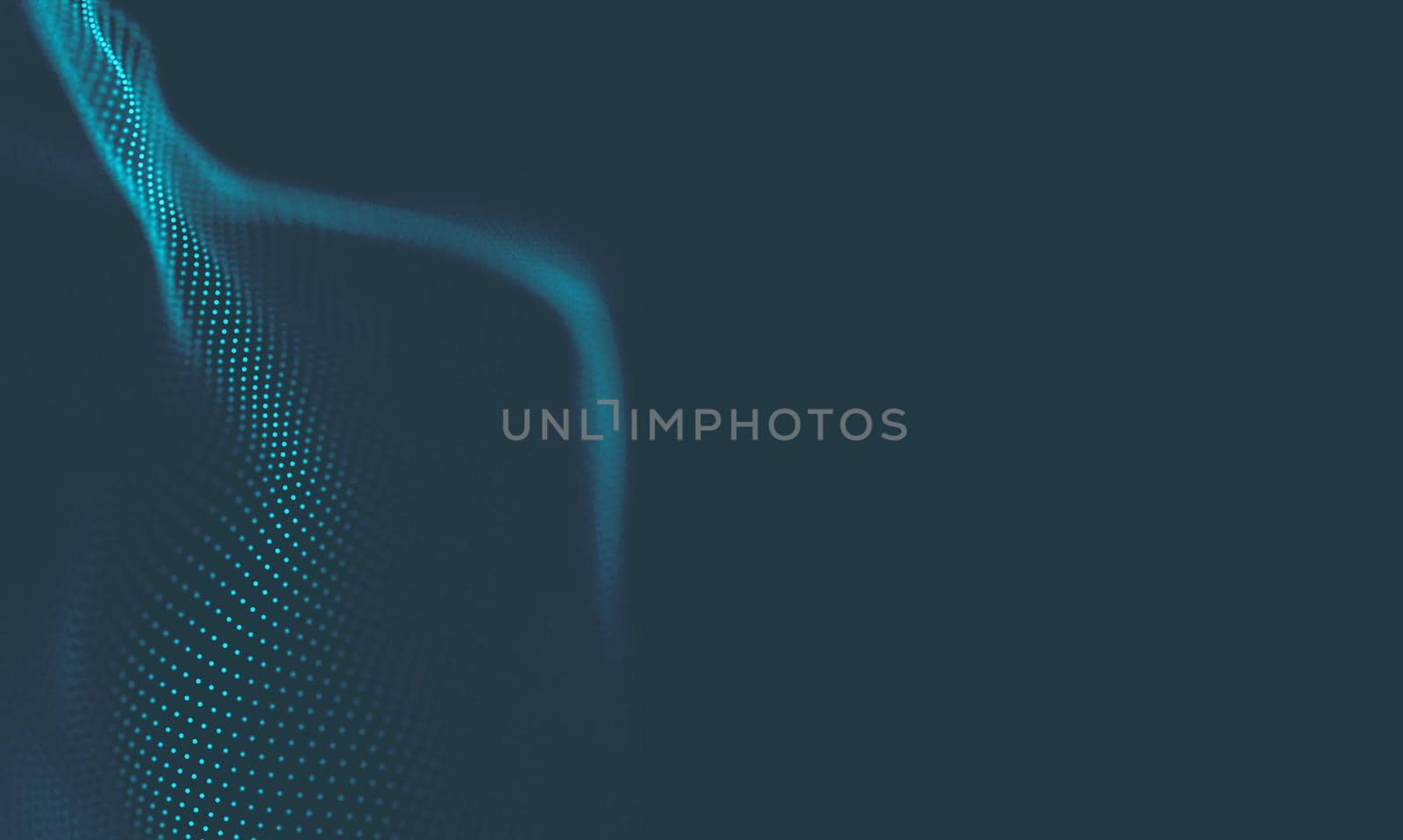  Music background. Big Data Particle Flow Visualisation. Science infographic futuristic illustration. Sound wave.