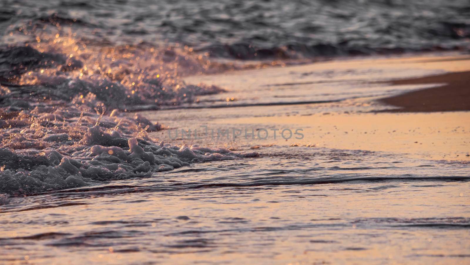 wave splash sea beach macro by alex_nako