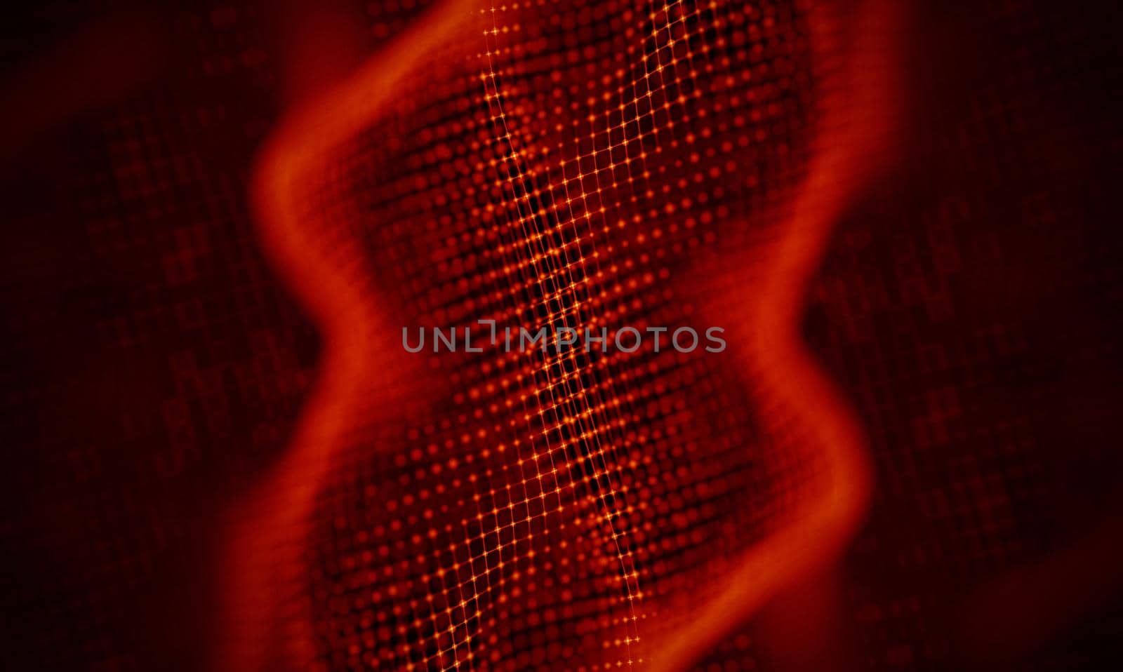 Abstract Black Geometrical Background . Connection structure. Science background. Futuristic Technology HUD Element . onnecting dots and lines . Big data visualization and Business .
