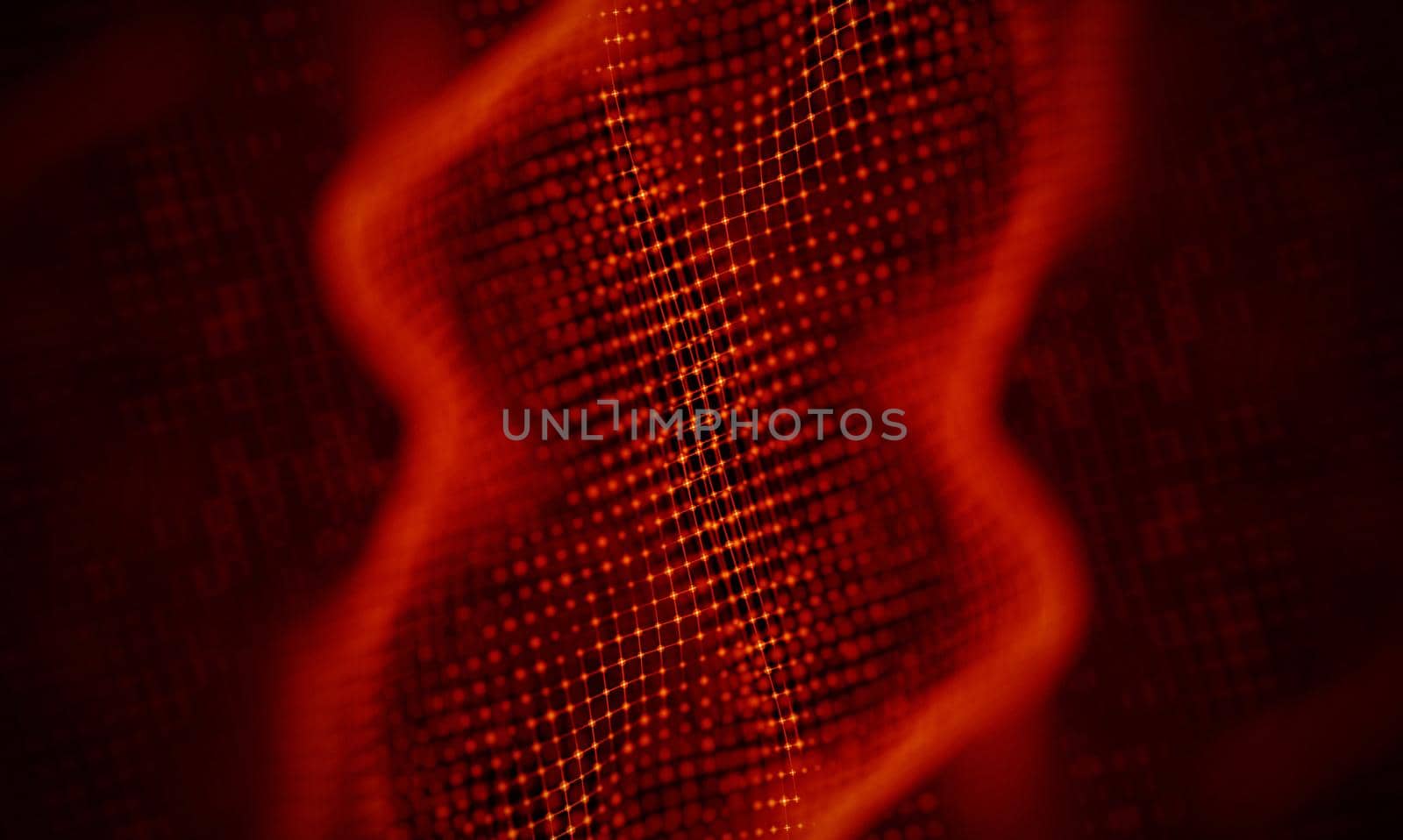 Abstract Black Geometrical Background . Connection structure. Science background. Futuristic Technology HUD Element . onnecting dots and lines . Big data visualization and Business .