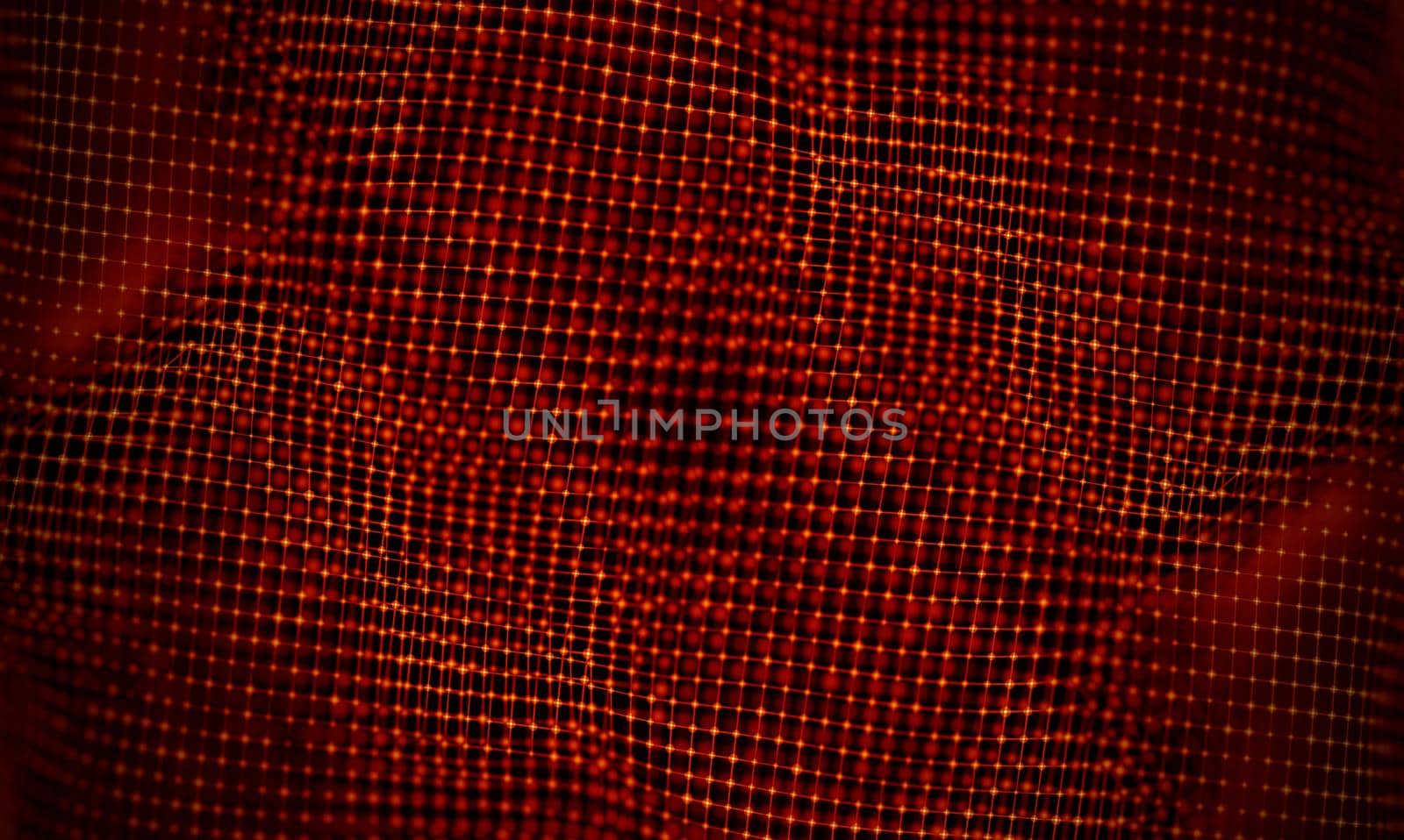 Abstract Red Geometrical Background . Connection structure. Science background. Futuristic Technology HUD Element . onnecting dots and lines . Big data visualization and Business . by DmytroRazinkov