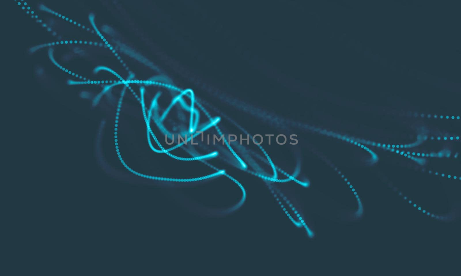  Music background. Big Data Particle Flow Visualisation. Science infographic futuristic illustration. Sound wave.