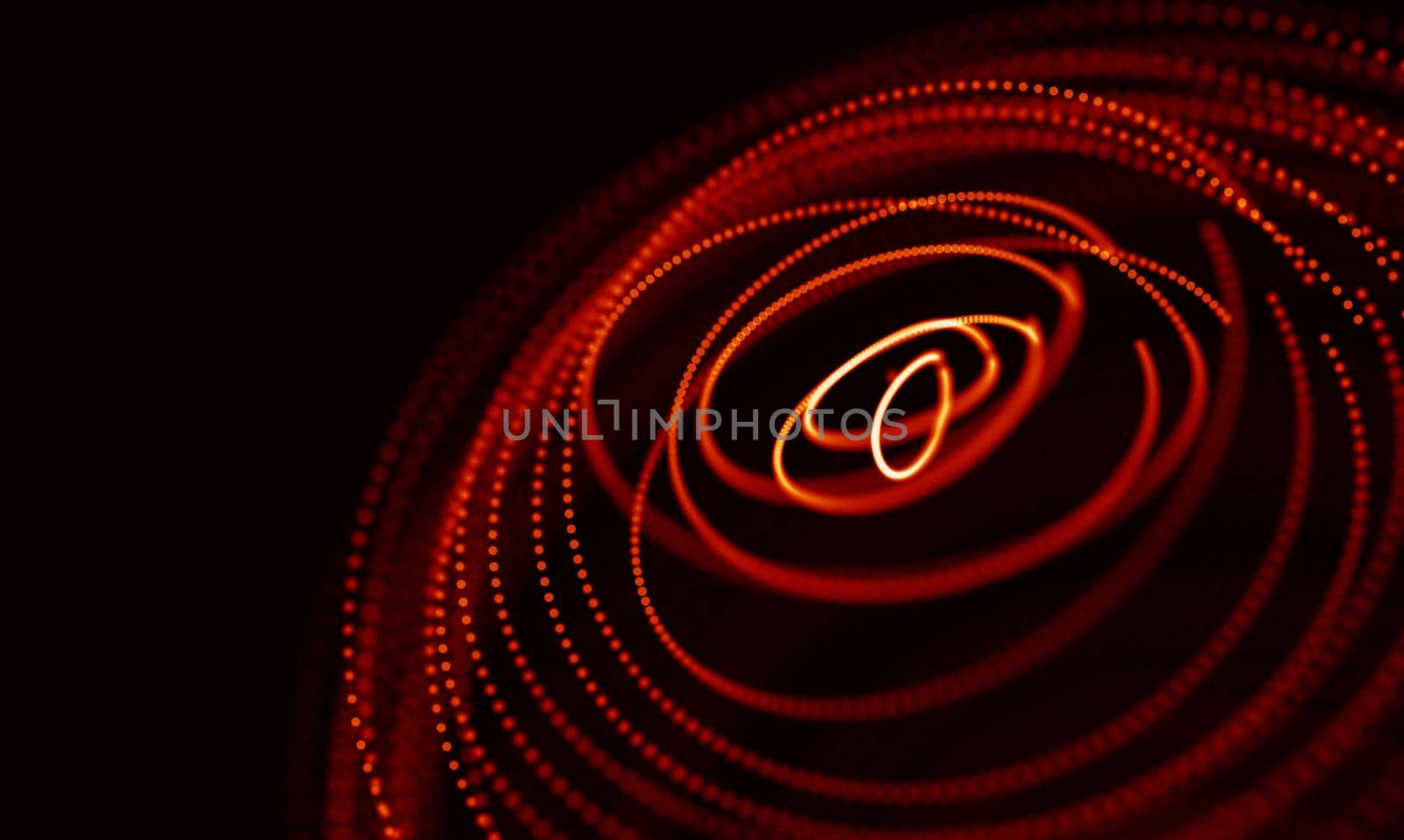 Abstract Black Geometrical Background . Connection structure. Science background. Futuristic Technology HUD Element . onnecting dots and lines . Big data visualization and Business .