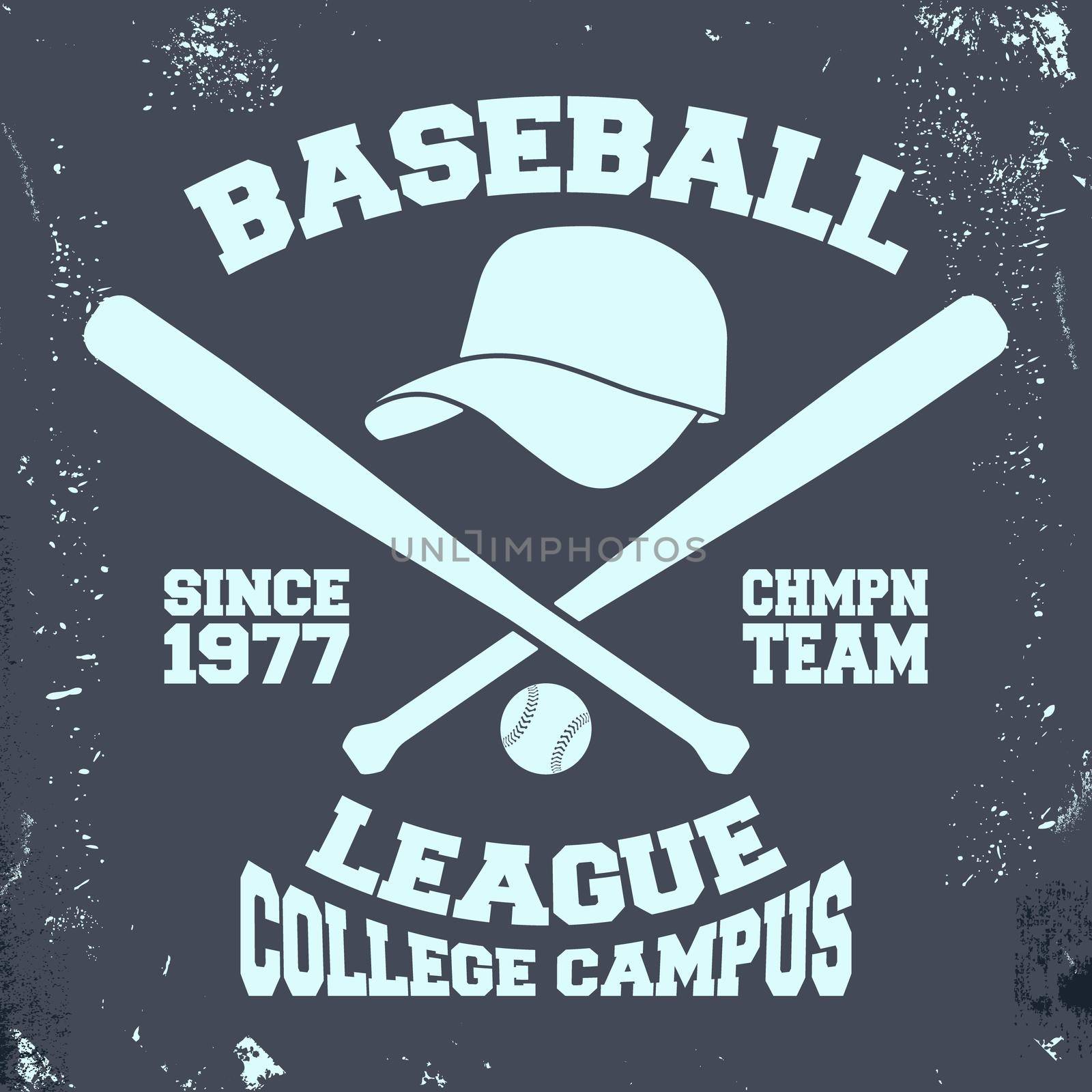 Baseball league stamp by Bobnevv