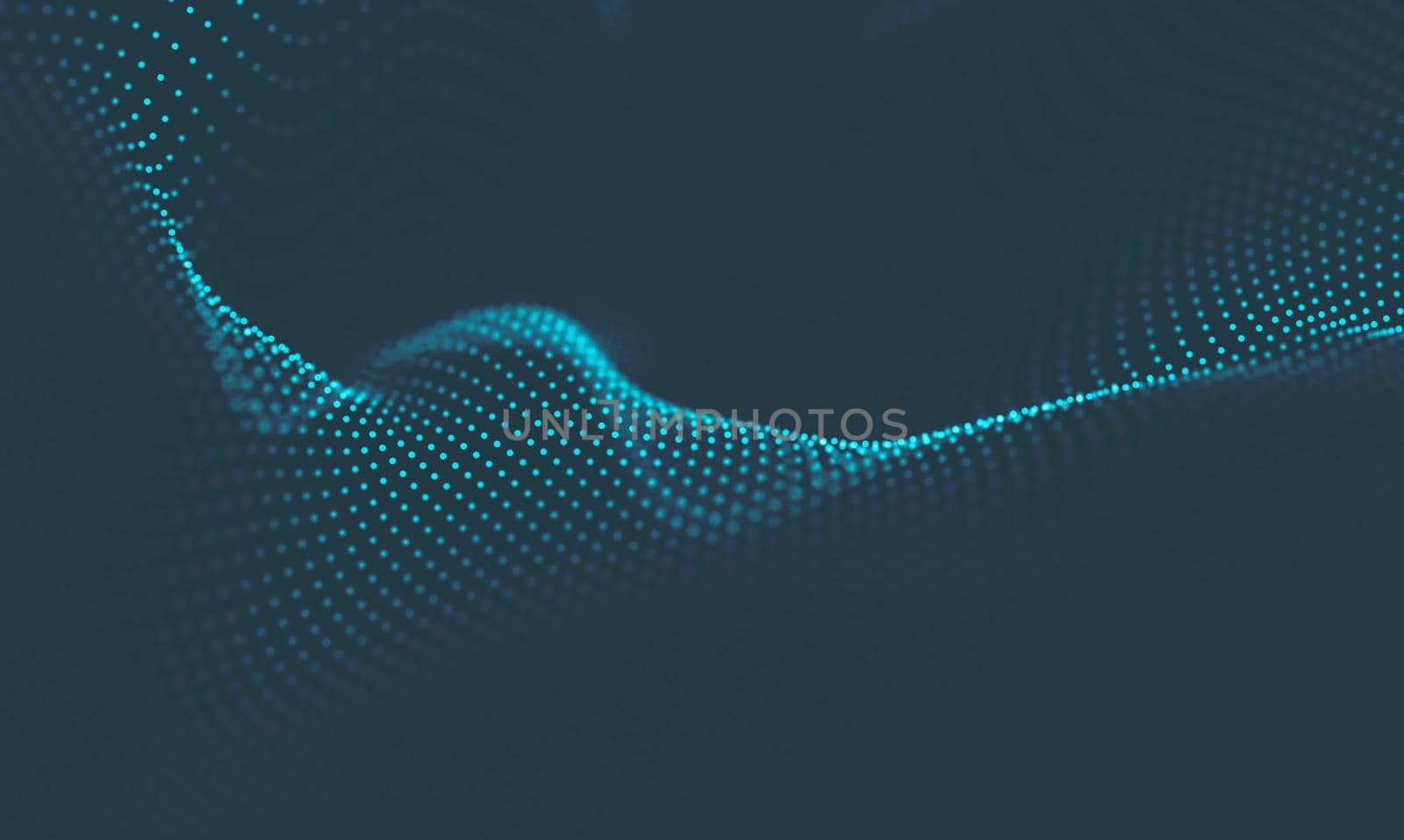  Music background. Big Data Particle Flow Visualisation. Science infographic futuristic illustration. Sound wave.