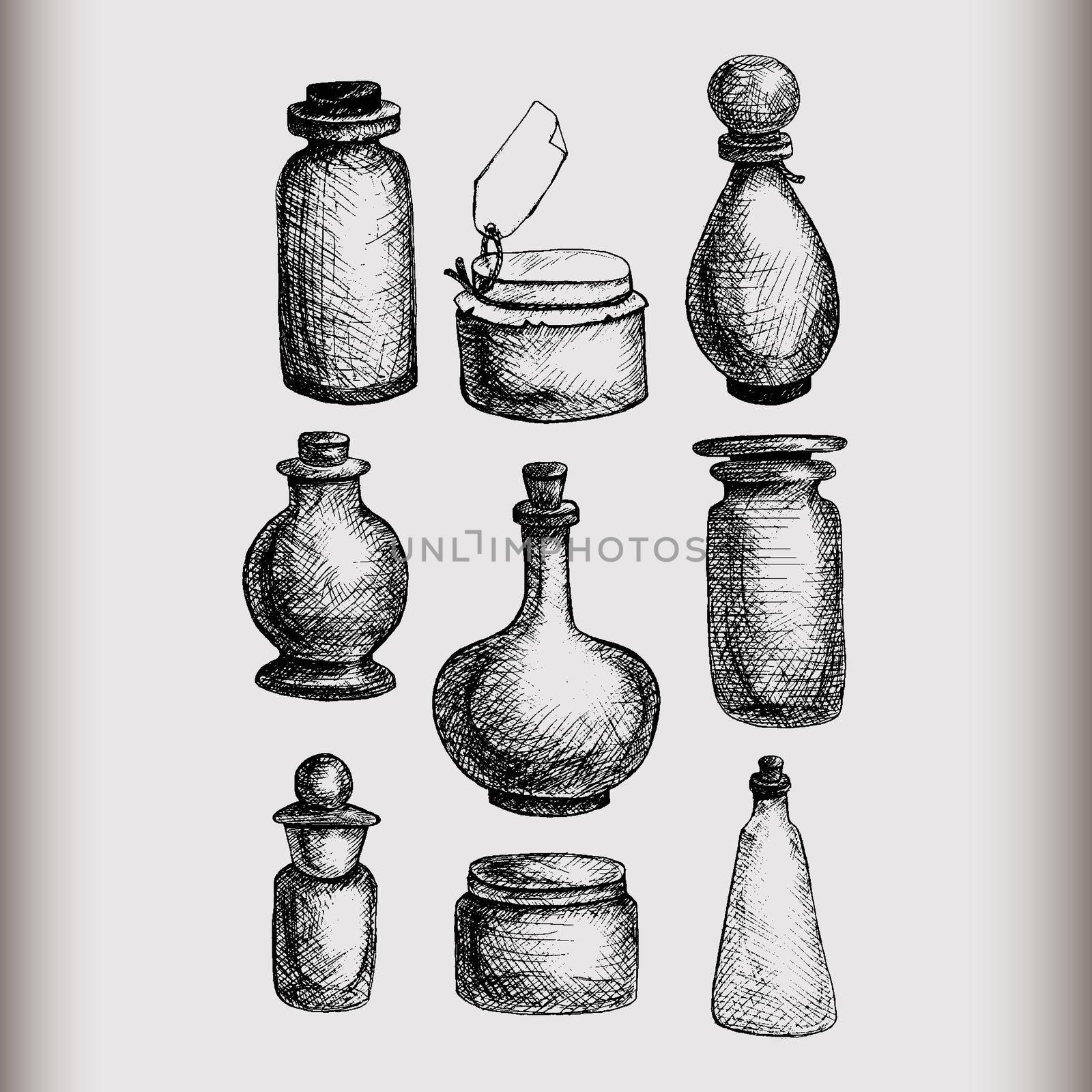 Vintage jars and bottles by barsrsind