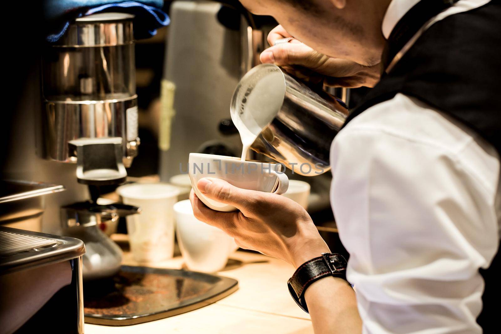 cappuccino and latte art