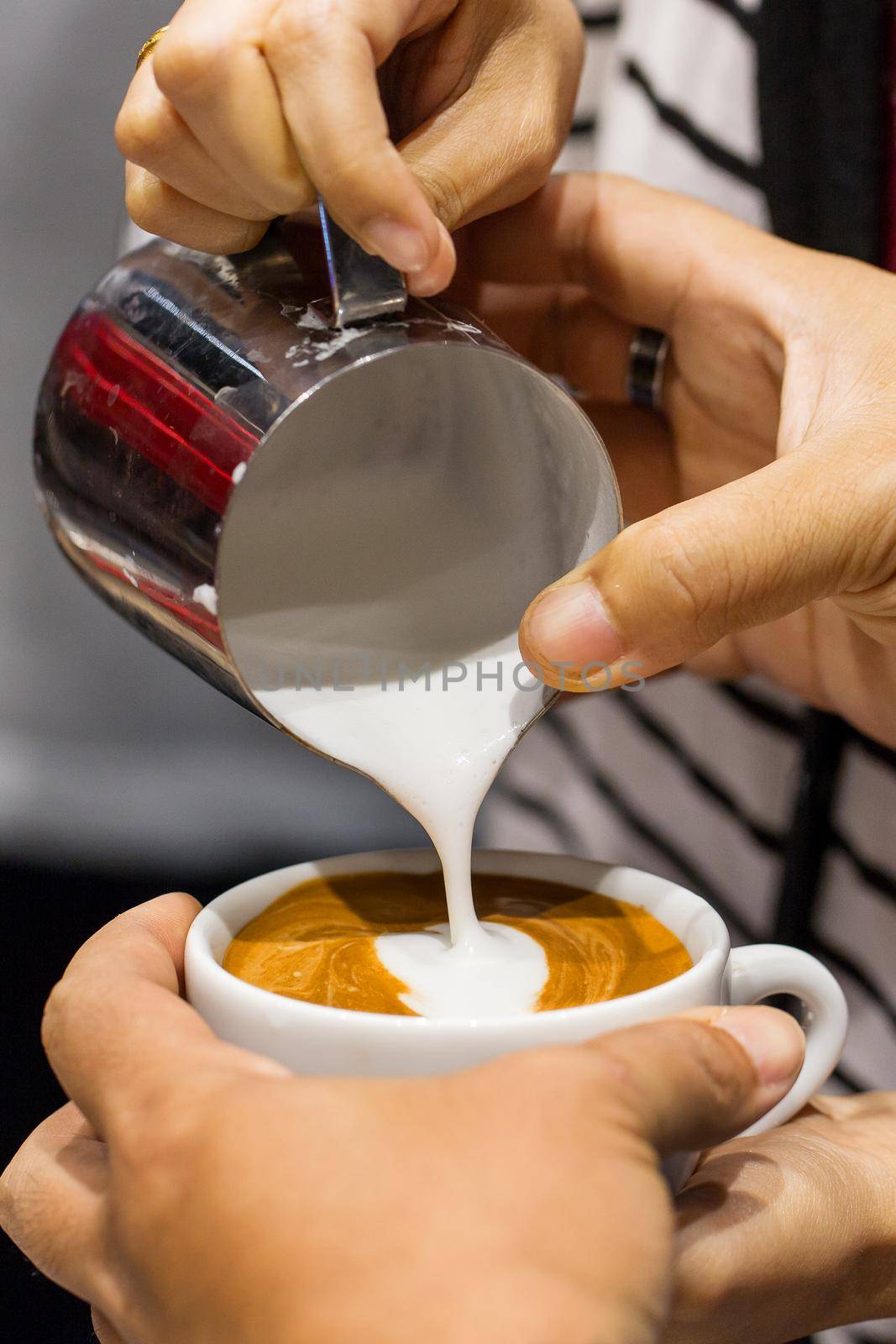 cappuccino and latte art