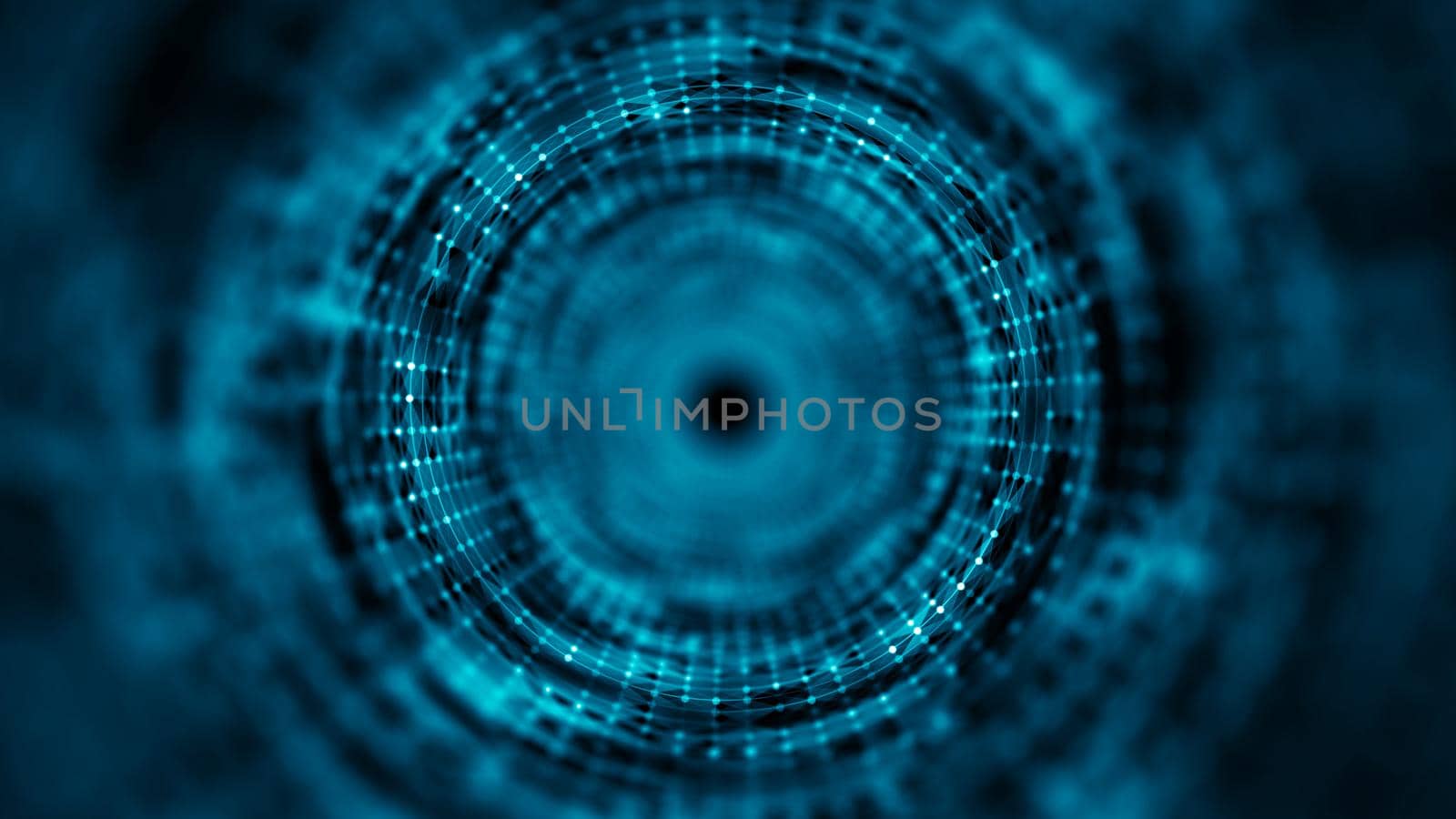 Time tunnel, computer generated abstract fractal design