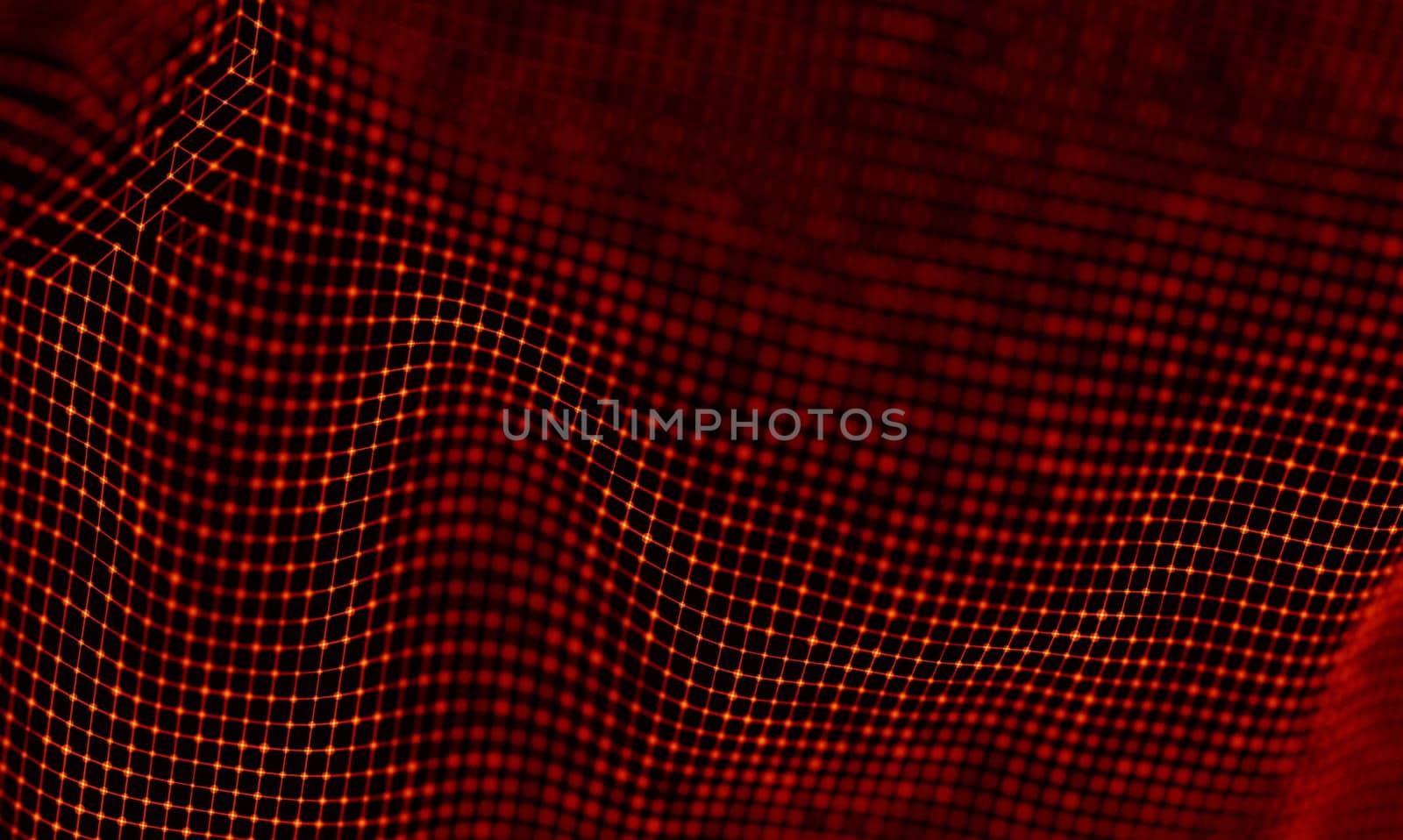 Abstract Black Geometrical Background . Connection structure. Science background. Futuristic Technology HUD Element . onnecting dots and lines . Big data visualization and Business .