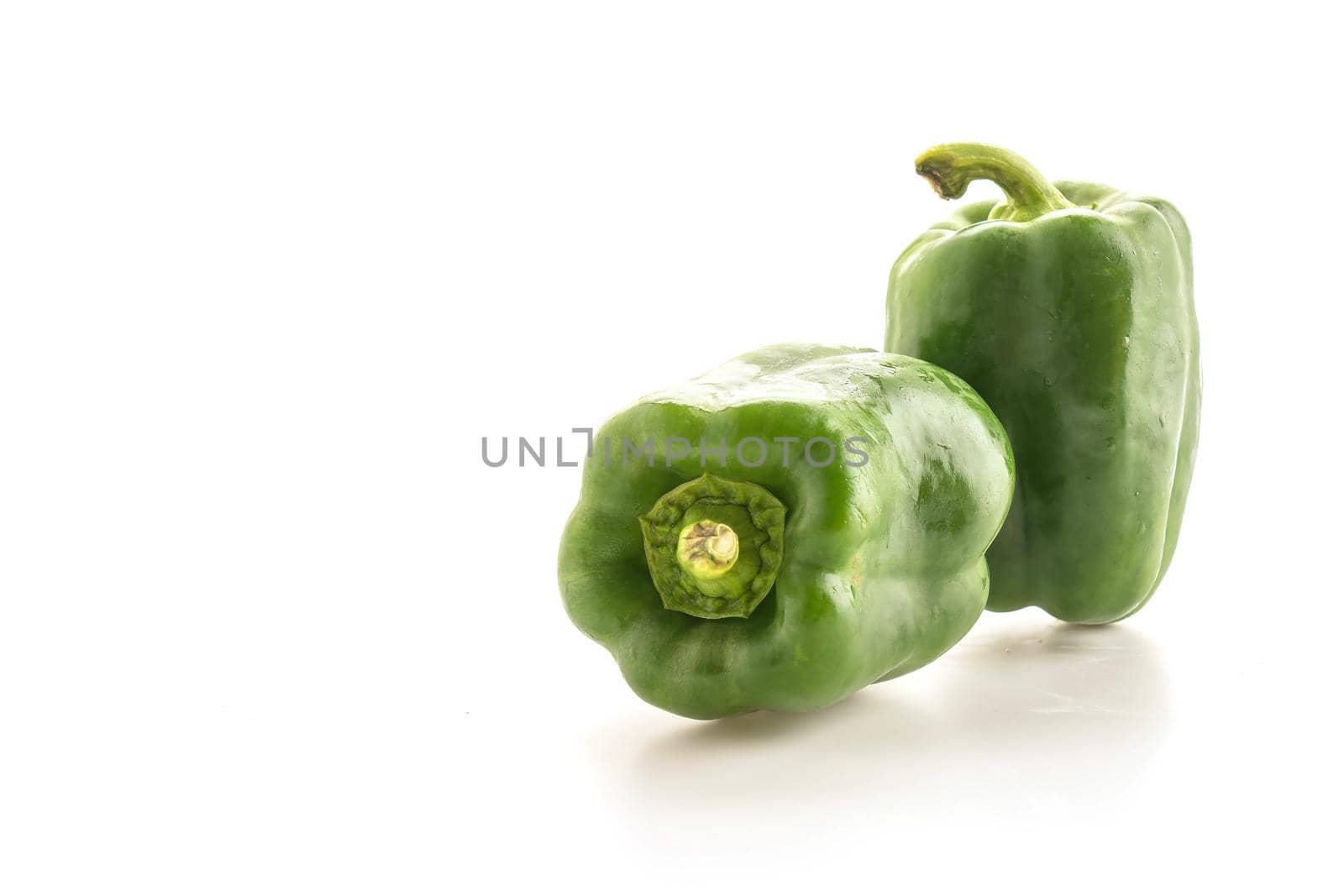 Bell pepper on white background