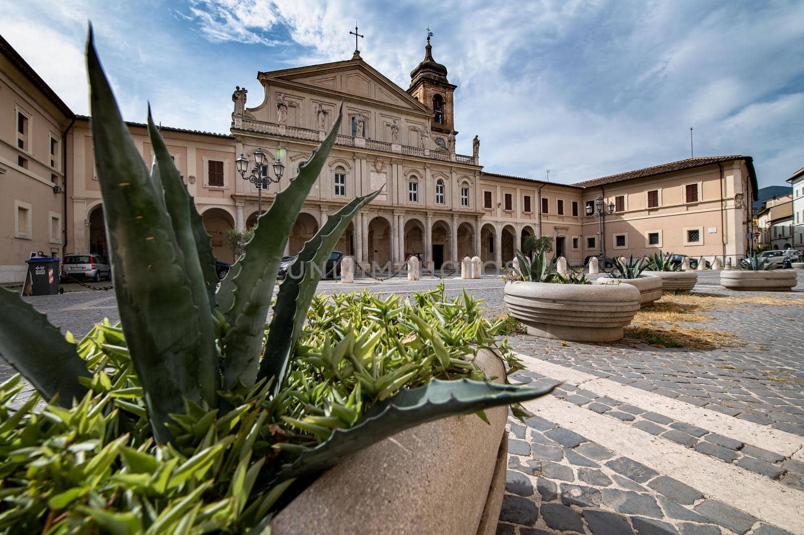 terni cathedral in the historic city center and its sculptures by carfedeph