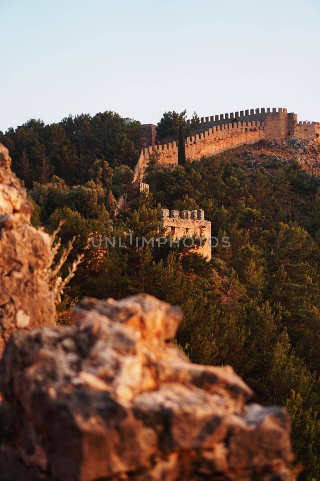 Castle of Alanya overlooking the city, one of the famous destinations in Turkey by natali_brill