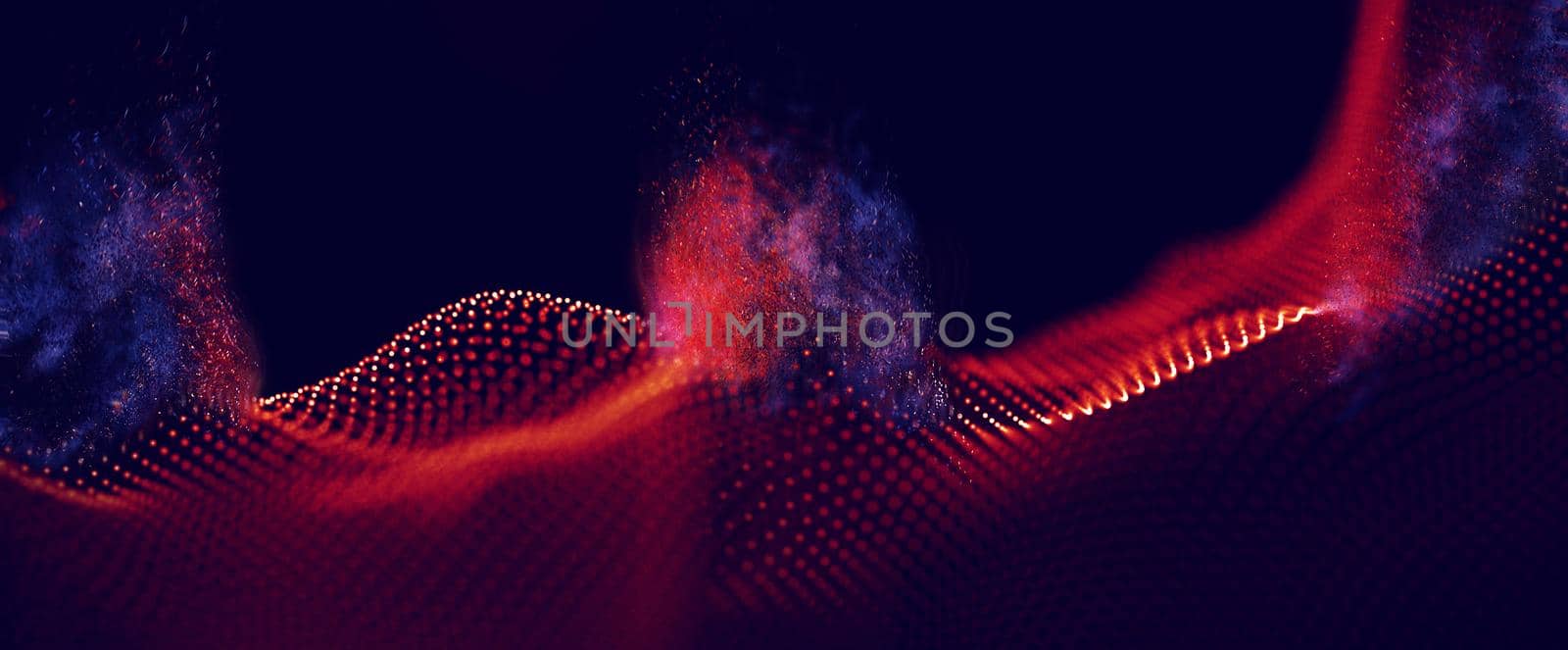 Abstract Black Geometrical Background . Connection structure. Science background. Futuristic Technology HUD Element . Connecting dots and lines .
