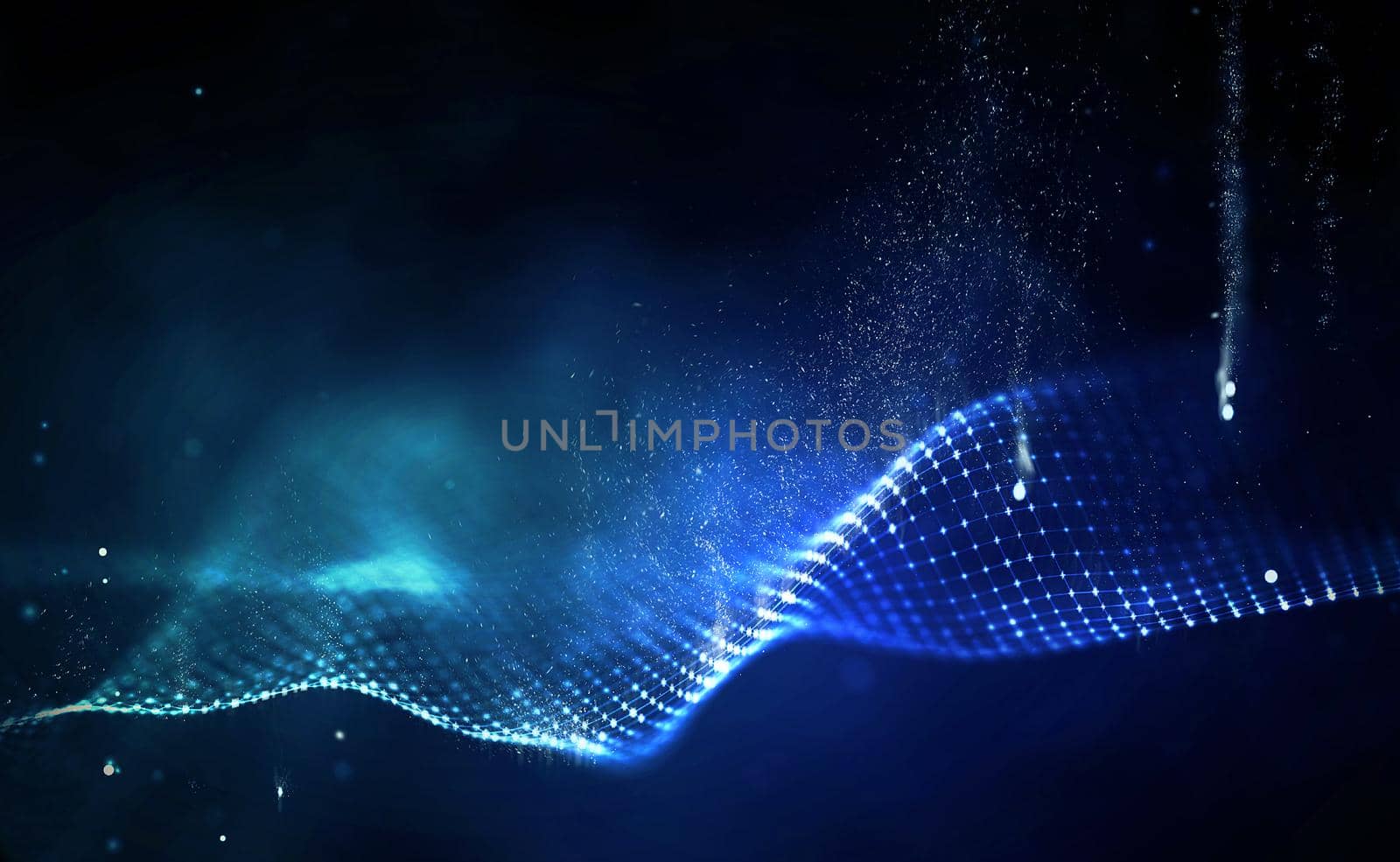 Blockchain technology background. Cryptocurrency fintech block chain network and programming concept.