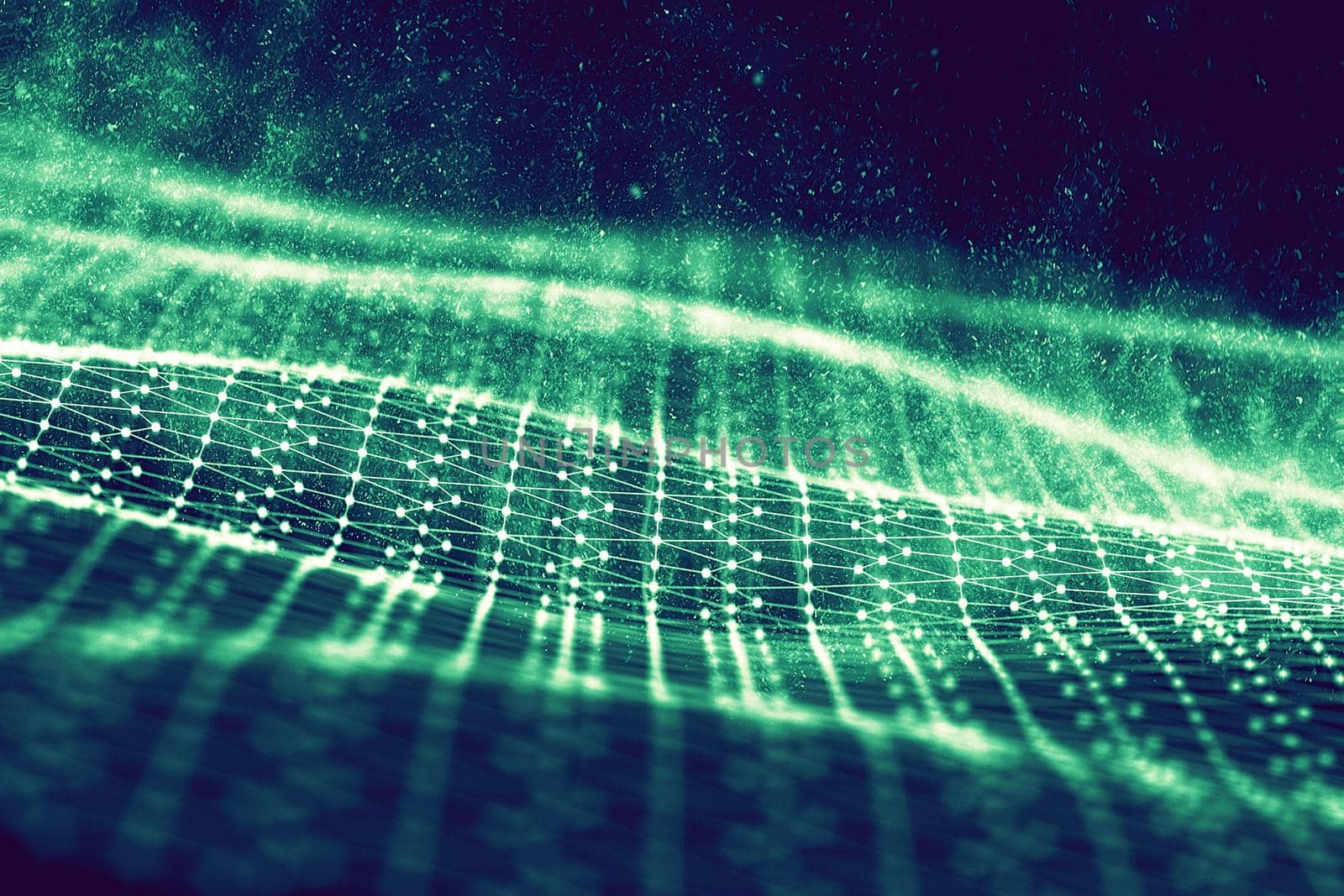 Black hexagonal background. 3d illustration. Dark Background . Honeycomb Hexagon black