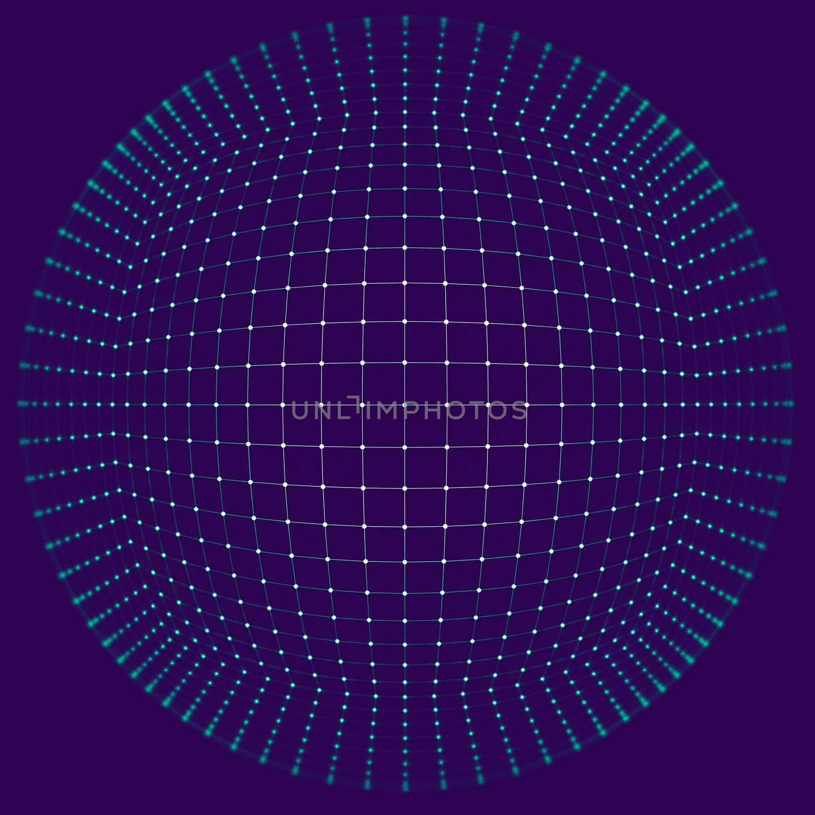 Big data visualization. Background 3d illustration . Cyber background line and dot surface. Big data connection background. Cyber technology Ai tech wire network futuristic wireframe data visualisation concept. . Artificial .