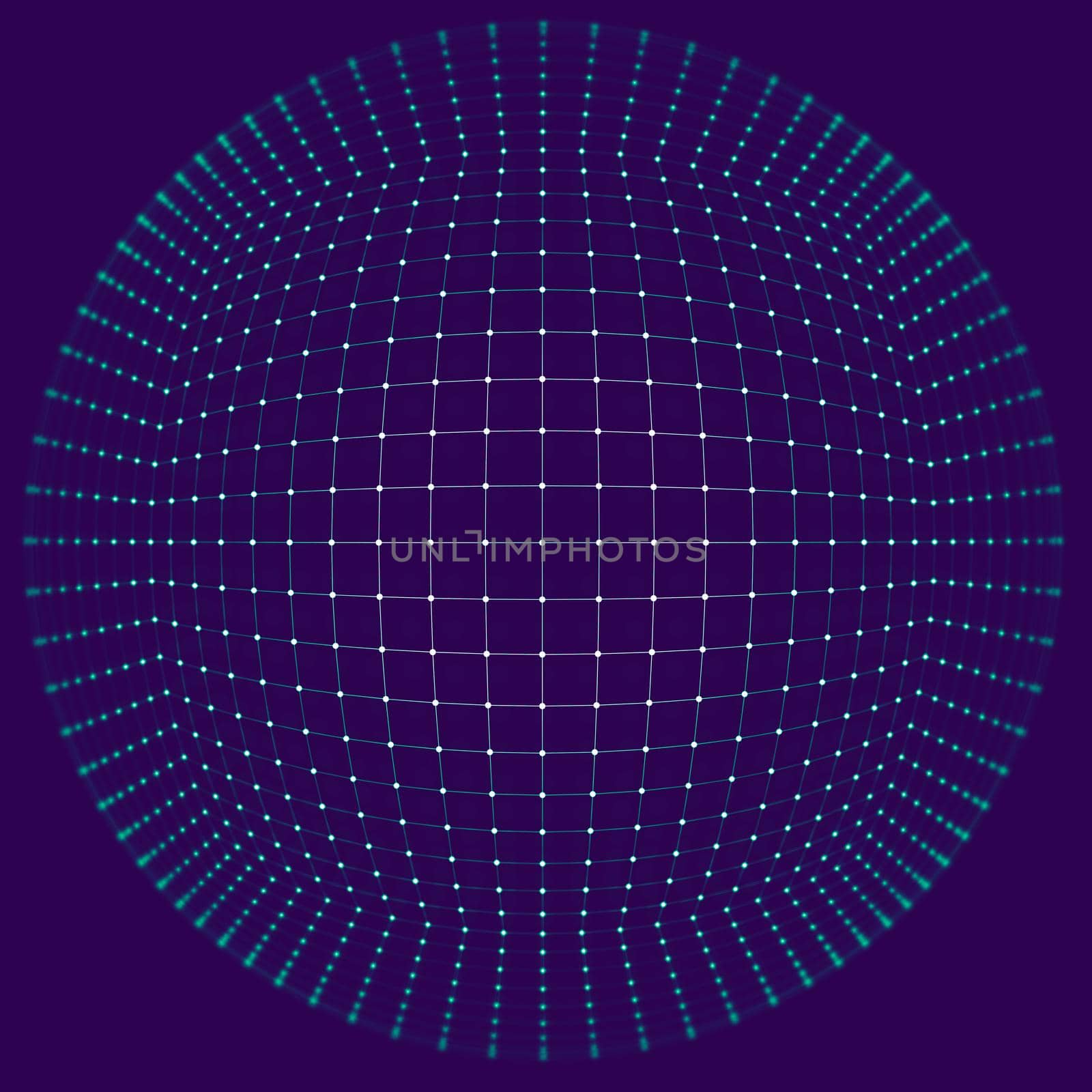 Big data visualization. Background 3d illustration . Cyber background line and dot surface. Big data connection background. Cyber technology Ai tech wire network futuristic wireframe data visualisation concept. . Artificial .