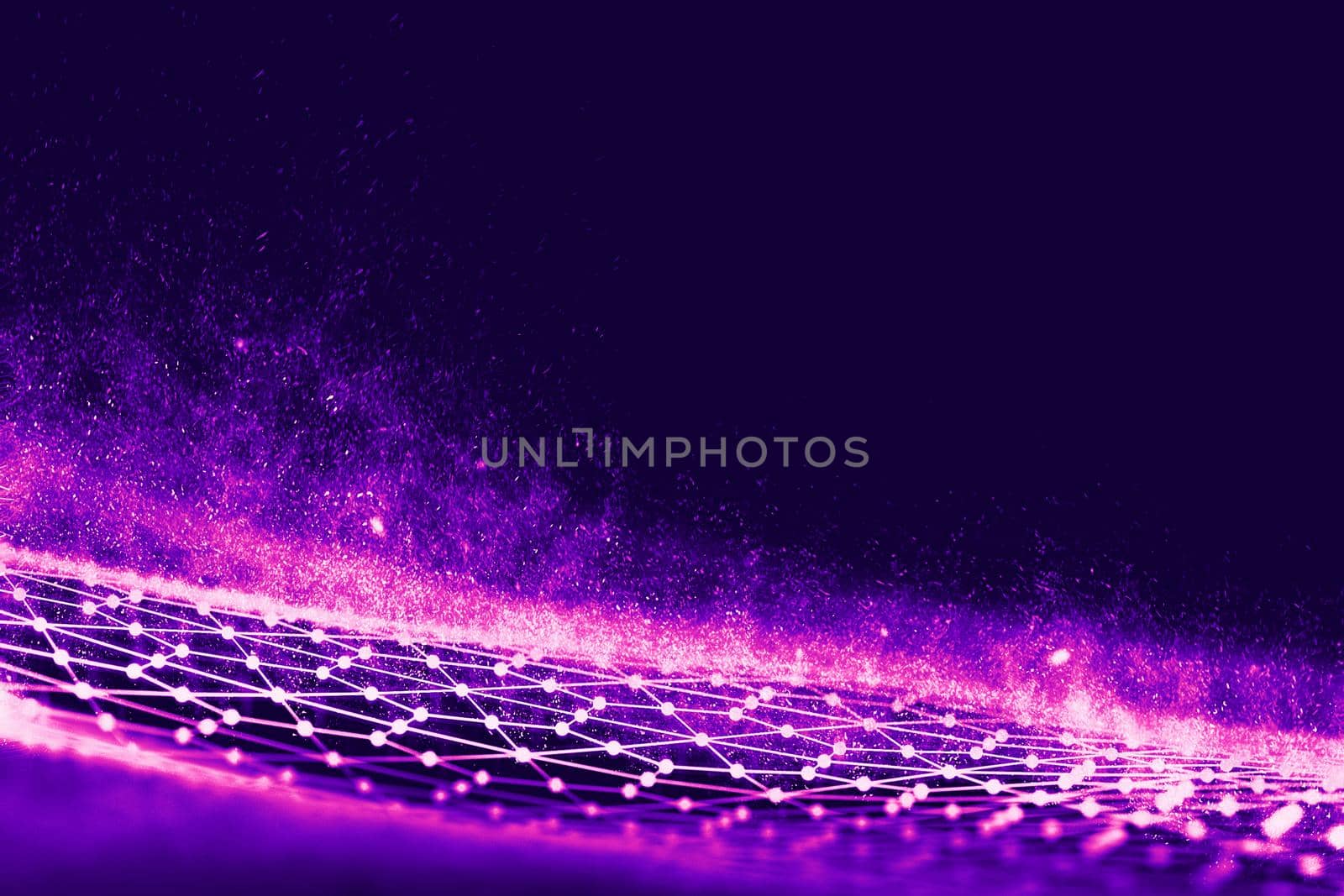 Black hexagonal background. 3d illustration. Dark Background . Honeycomb Hexagon black