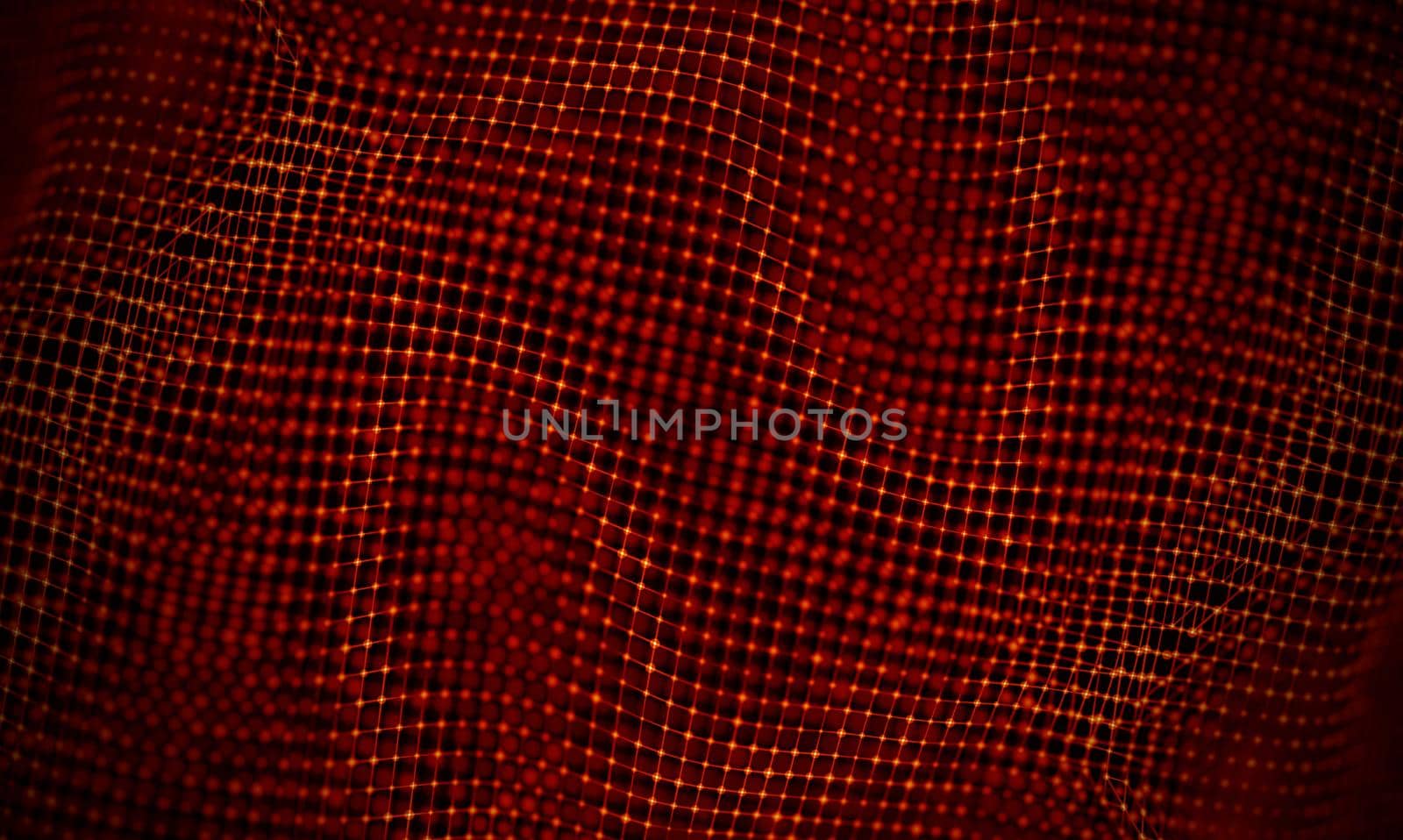 Abstract Black Geometrical Background . Connection structure. Science background. Futuristic Technology HUD Element . onnecting dots and lines . Big data visualization and Business .