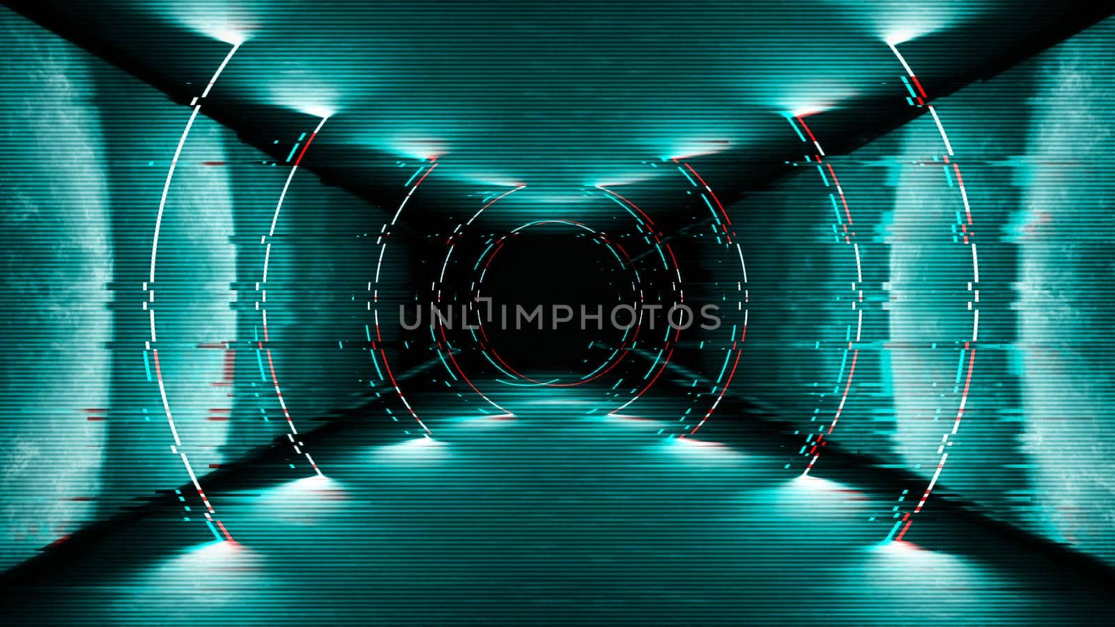 Futuristic pattern with glitch digital design. Internet technology. Abstract pixel light effect.