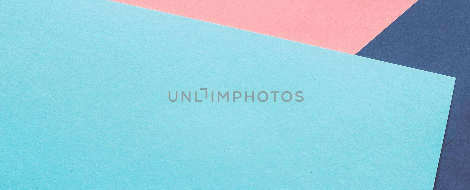 Craft, material and creative concept - Abstract blank paper texture background, stationery mockup flatlay backdrop, brand identity design mock up for holiday branding template and notepaper layout