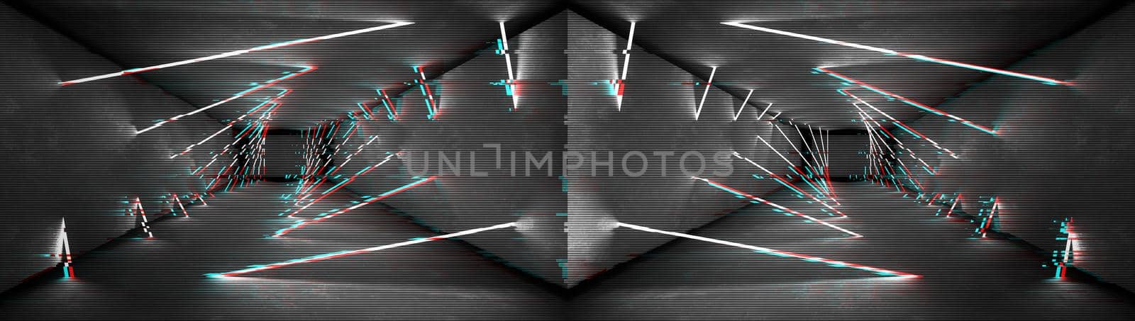 Modern abstract black glitch tv wallpaper. Grunge background in futuristic design. Television screen error.