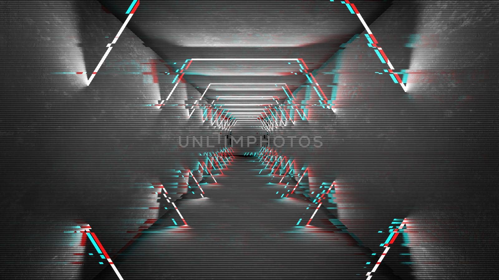 Futuristic pattern with glitch digital design. Internet technology. Abstract pixel light effect.