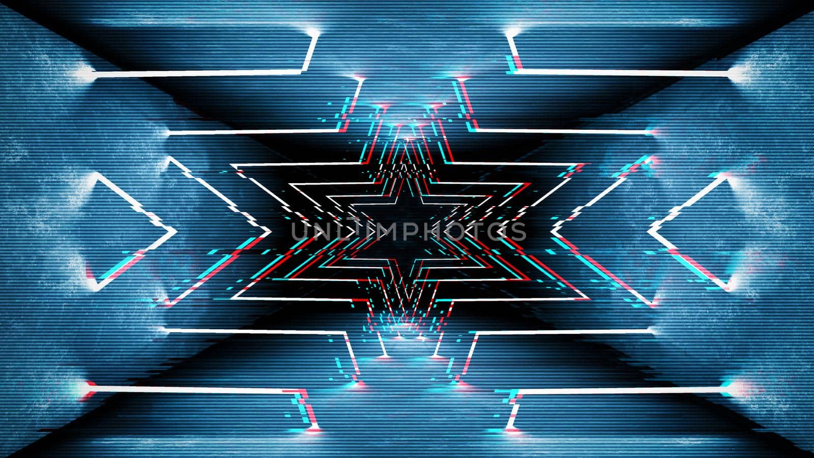 Analog static screen background. Abstract pixel noise glitch error video damage. Vhs glitch.