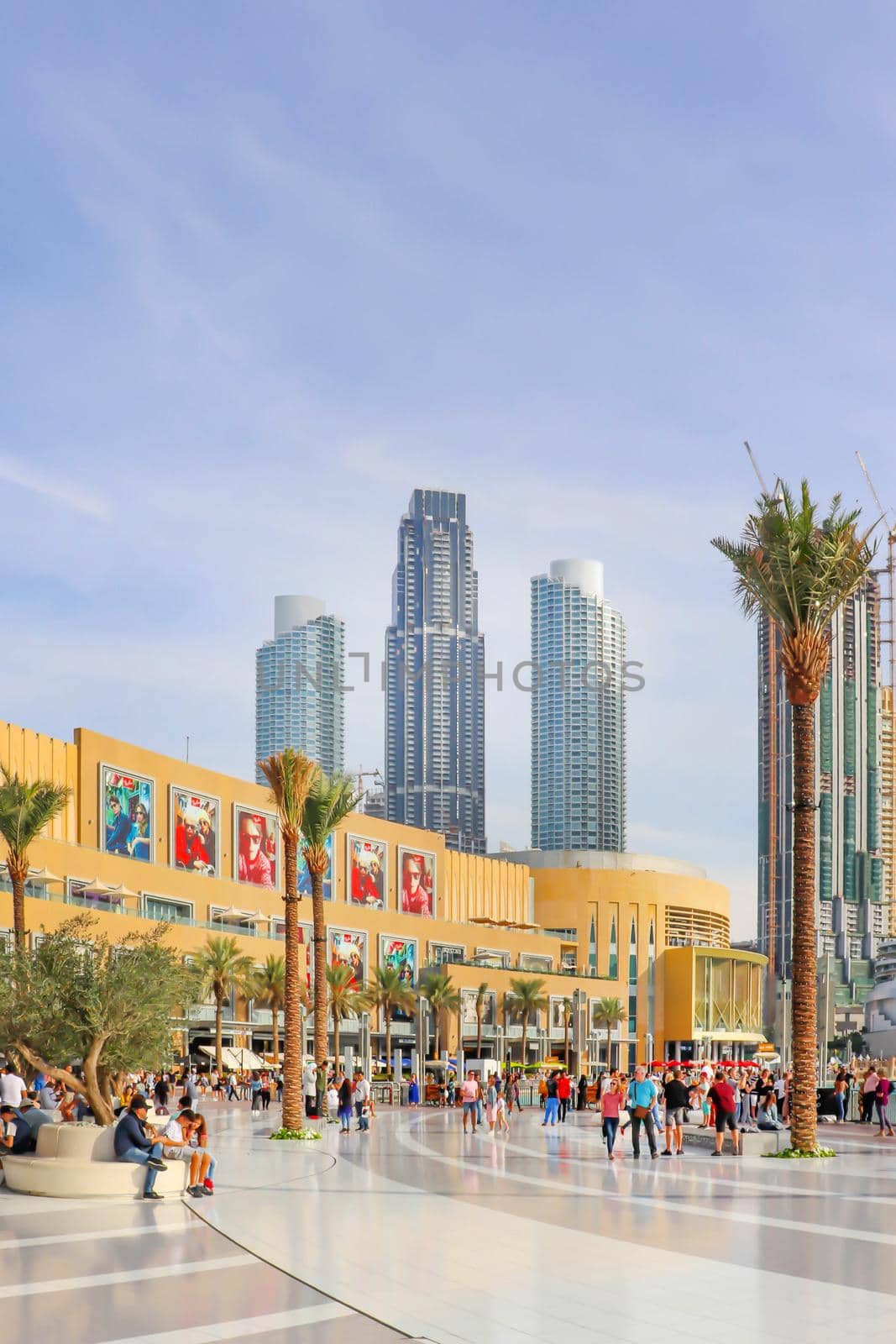 Skyline architecture. Night dubai skyline. City landscape. Dubai downtown cityscape. Modern city. Dubai skyline panoramic sunset view. Uae urban cityscape. United arab emirates.