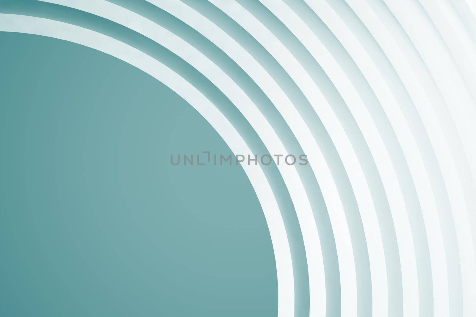 3d White Modern Building Concept