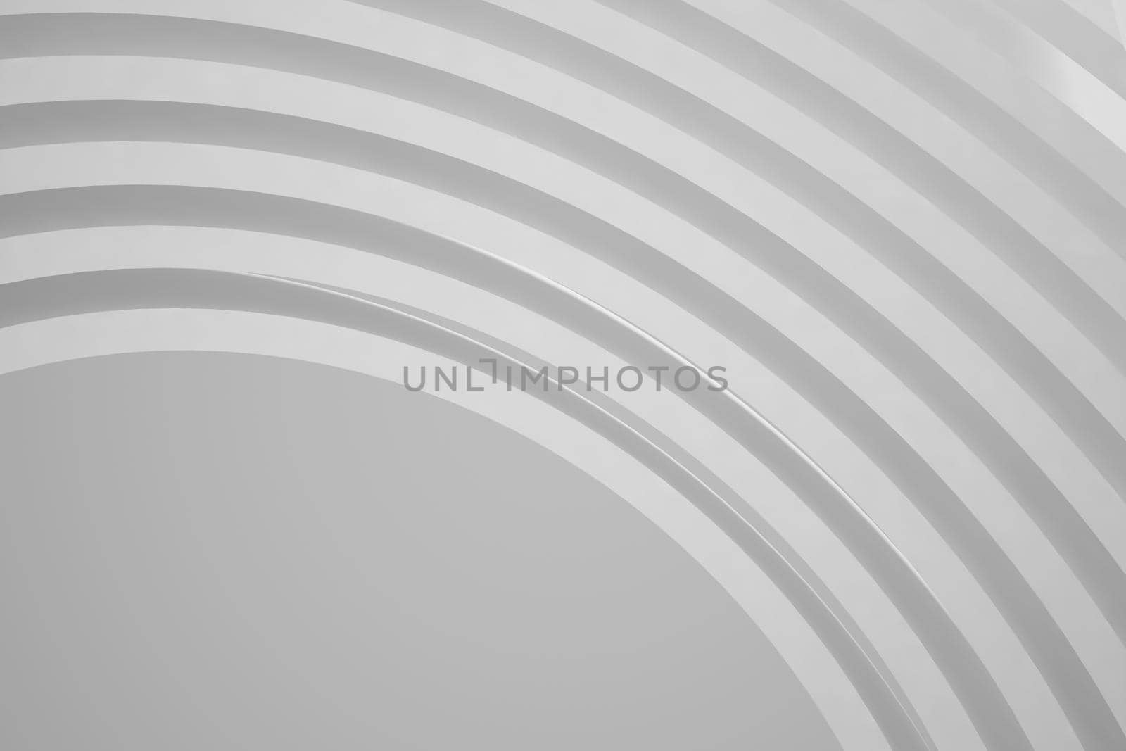 Abstract Architecture Background. Empty White Futuristic Room. 3d Render