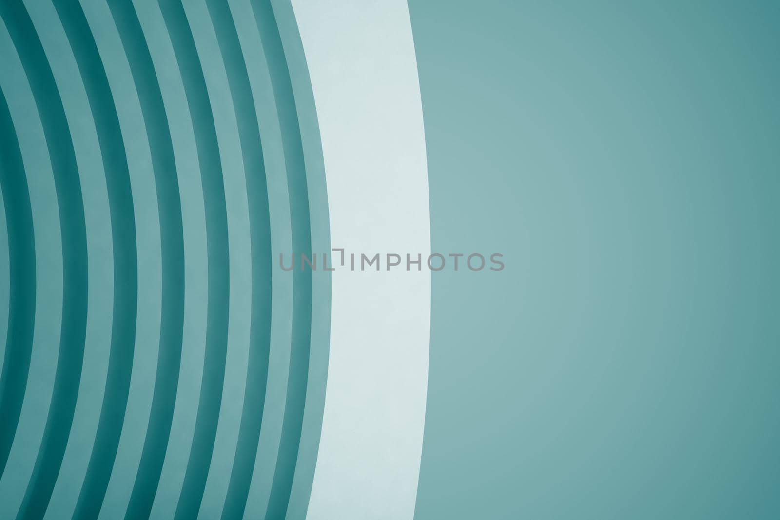 Abstract Architecture Background. Empty White Futuristic Room. 3d Render
