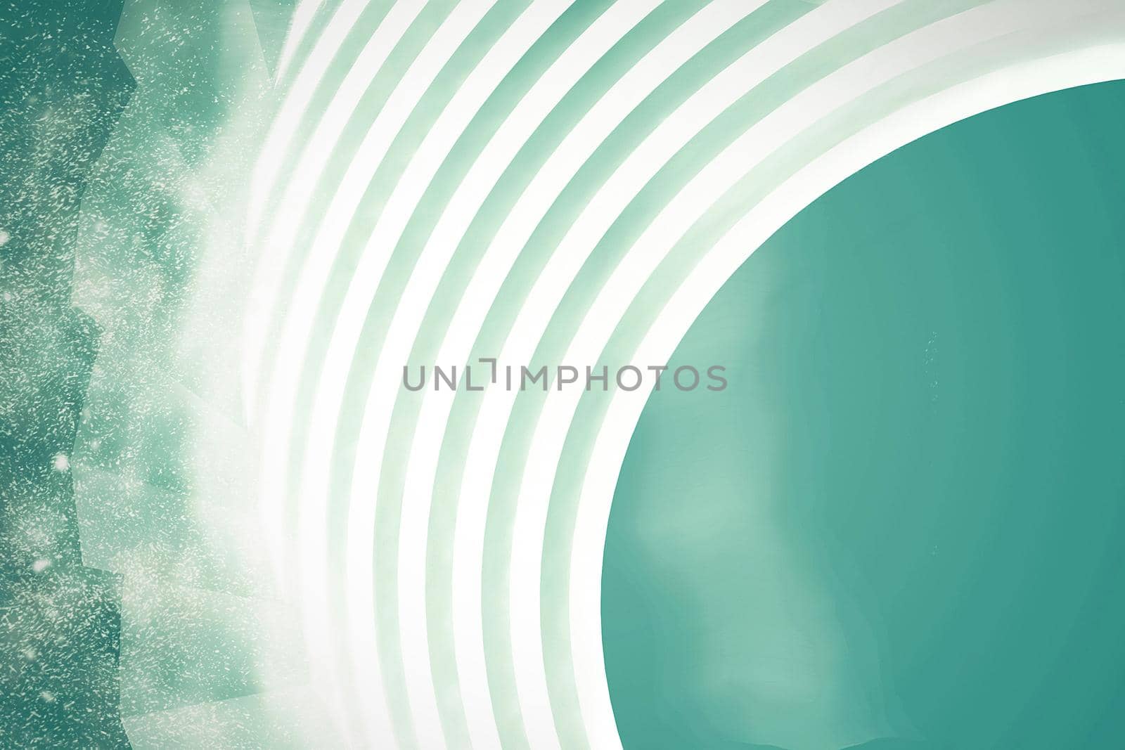 Abstract Architecture Background. Empty White Futuristic Room. 3d Render