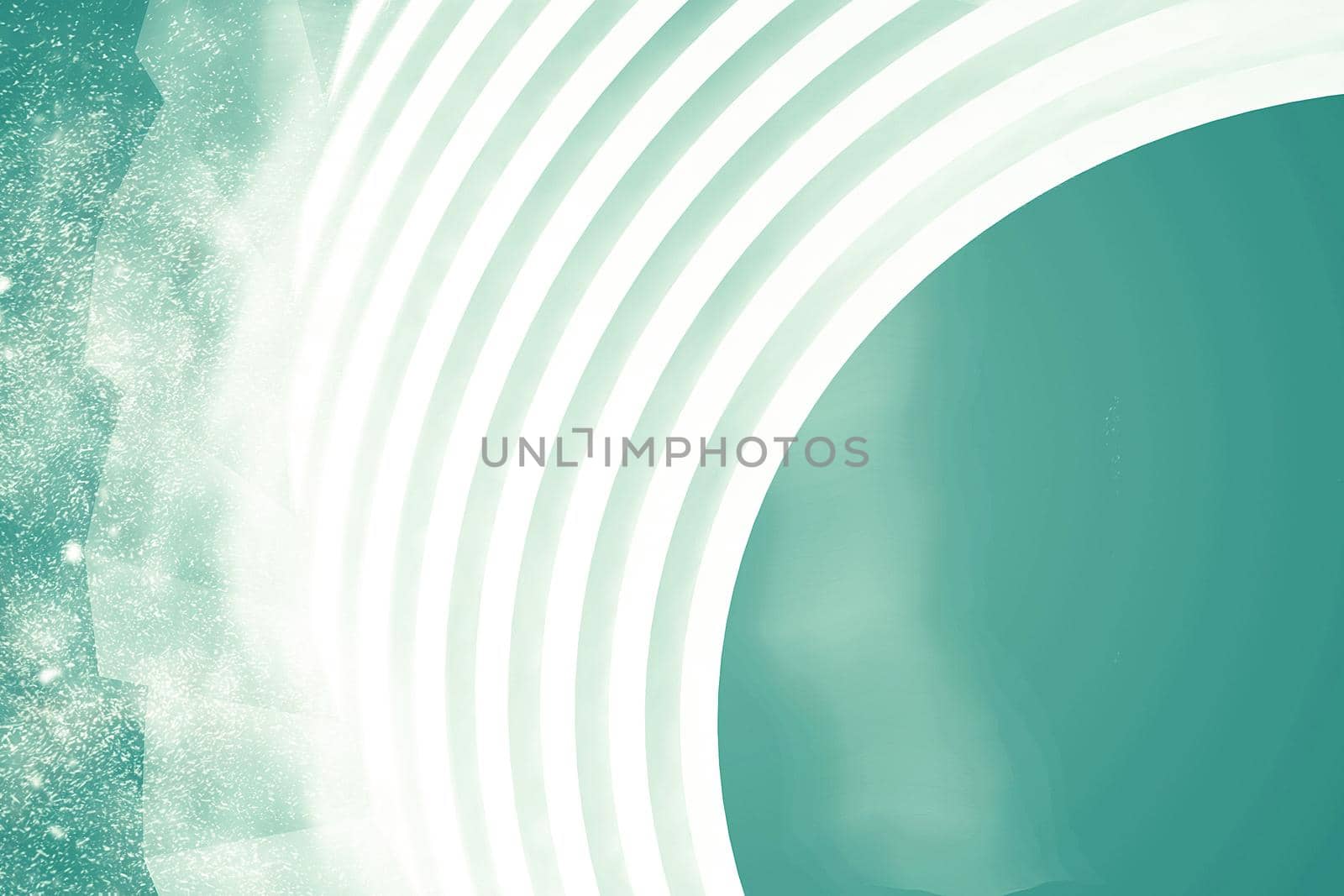 Abstract Architecture Background. Empty White Futuristic Room. 3d Render