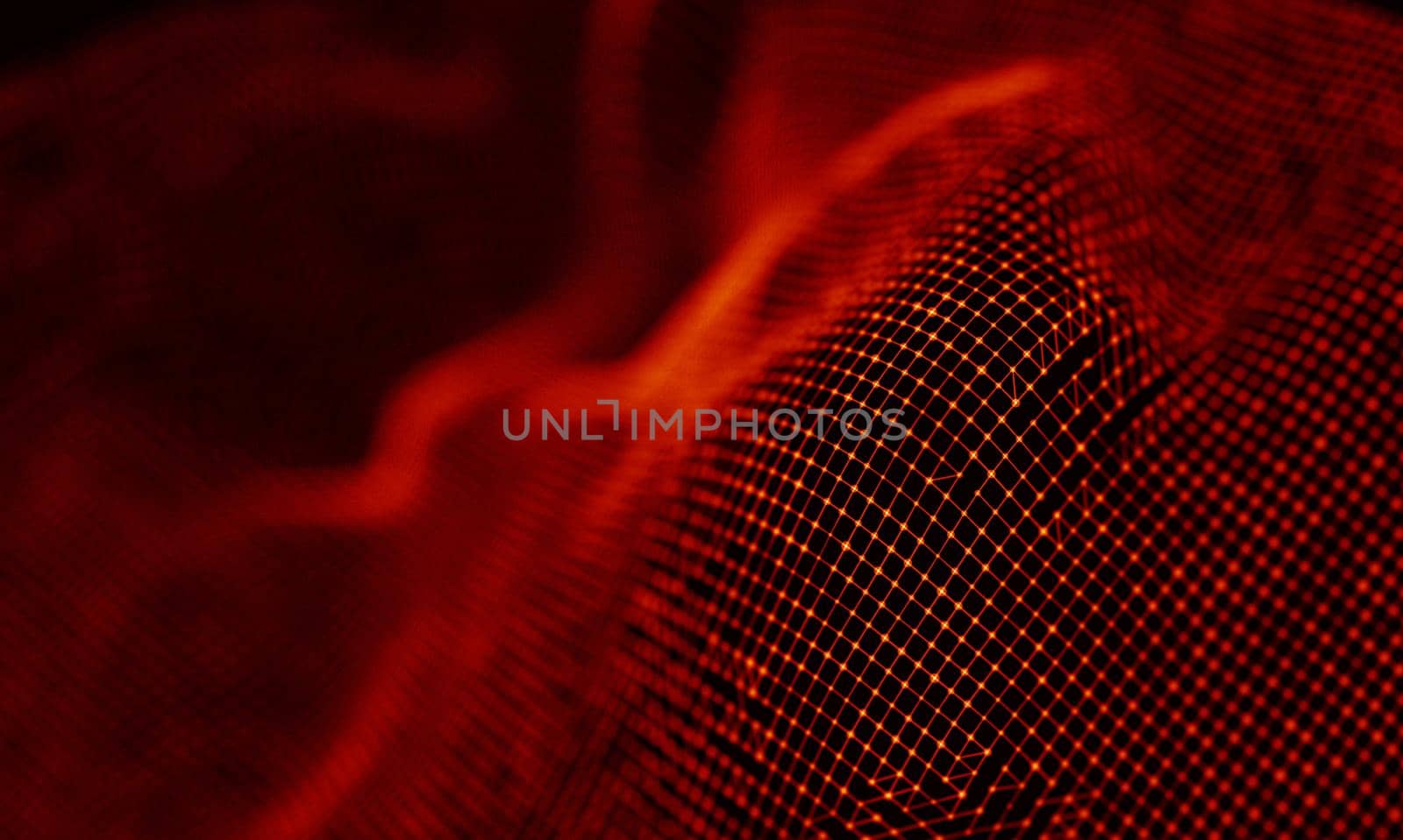 Abstract Black Geometrical Background . Connection structure. Science background. Futuristic Technology HUD Element . onnecting dots and lines . Big data visualization and Business .